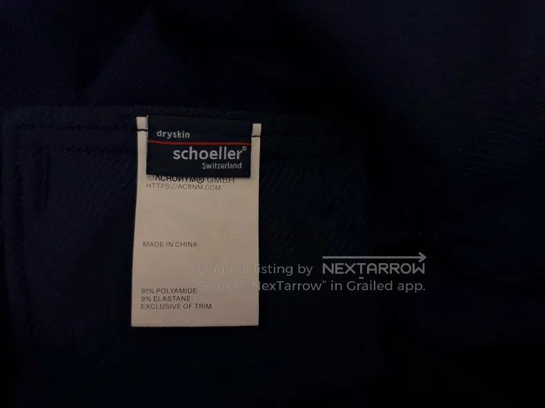 Acronym Acronym size M Black casual pants Size US 39 - 7 Thumbnail