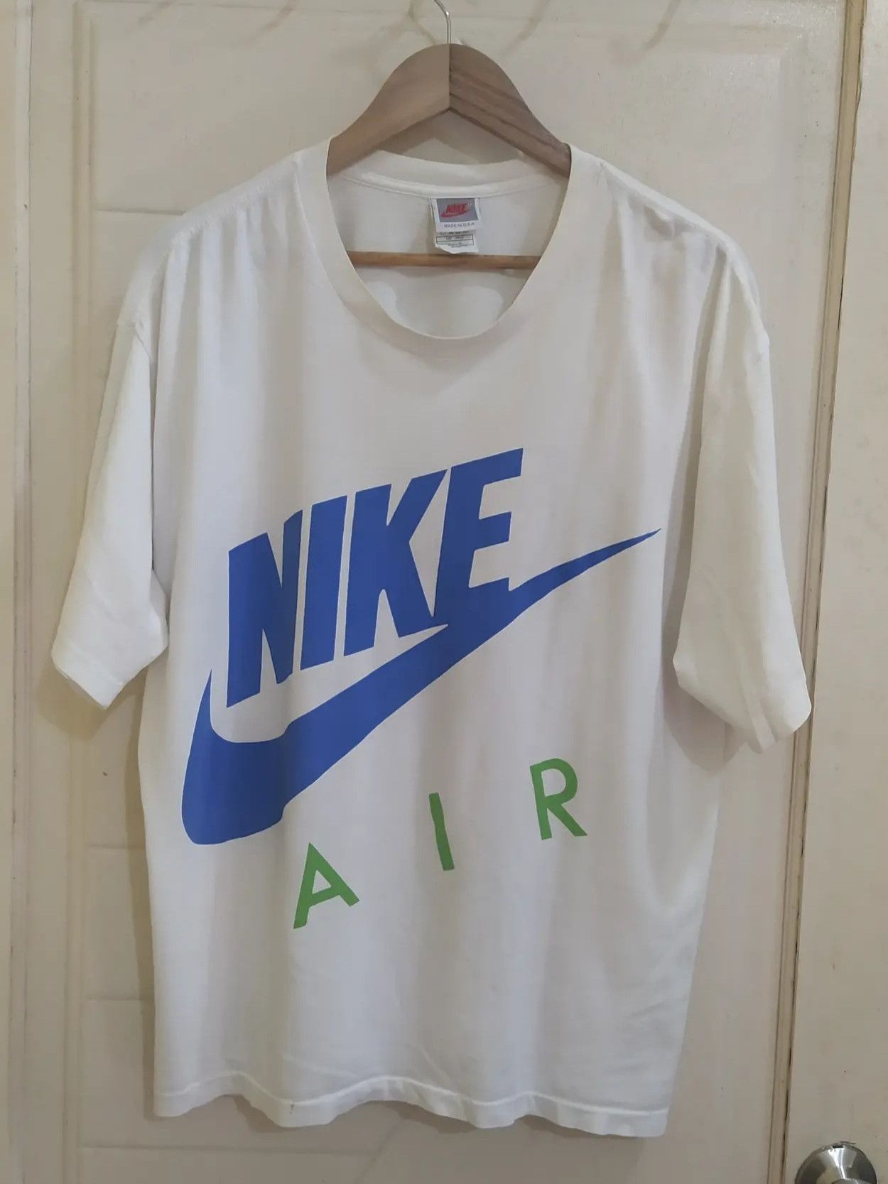 Nike RARE Vintage 90s Nike Air Max Big Swoosh Made in USA Size US L / EU 52-54 / 3 - 1 Thumbnail