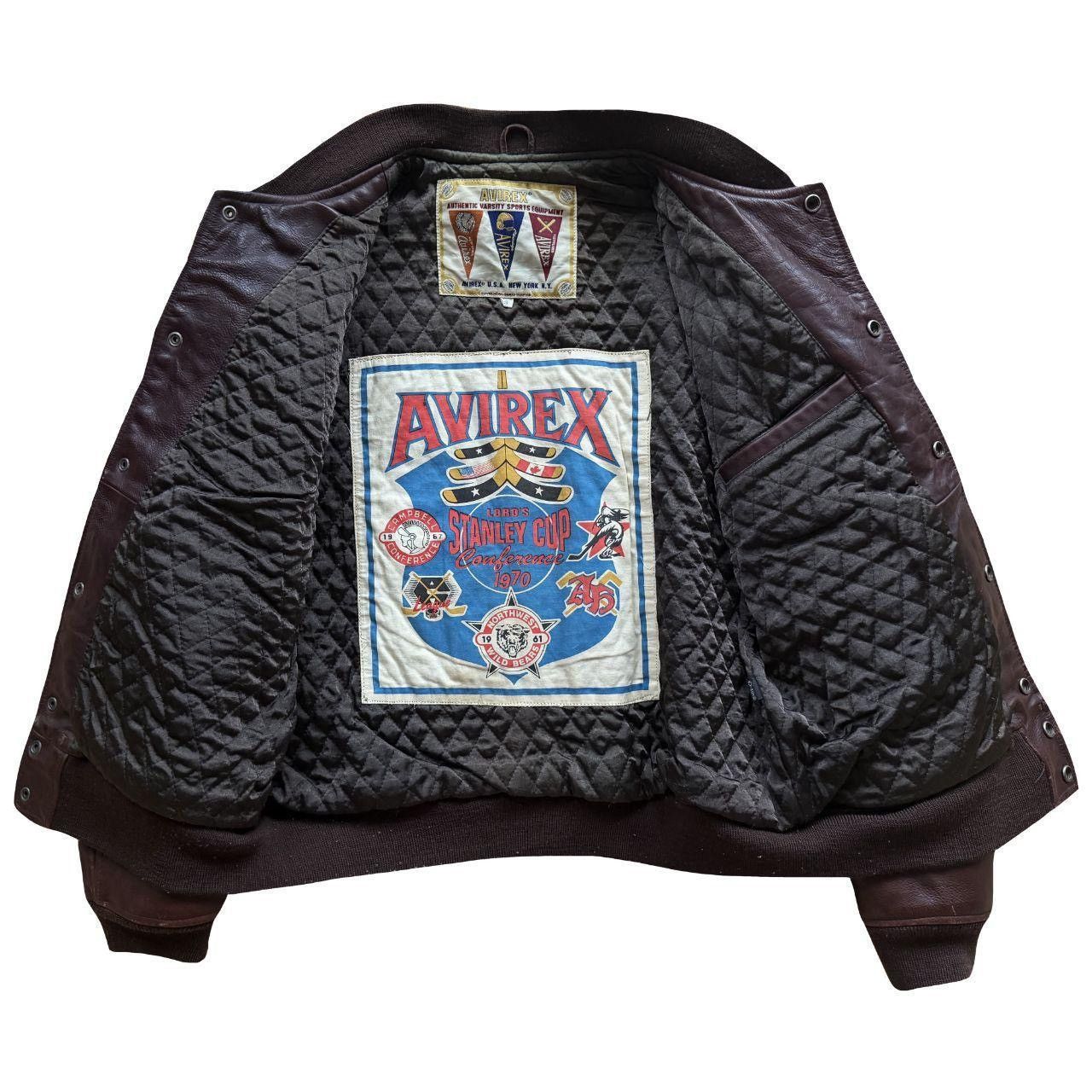 Avirex Avirex North West Wildbears Leather Varsity Jacket Size US S / EU 44-46 / 1 - 8 Thumbnail