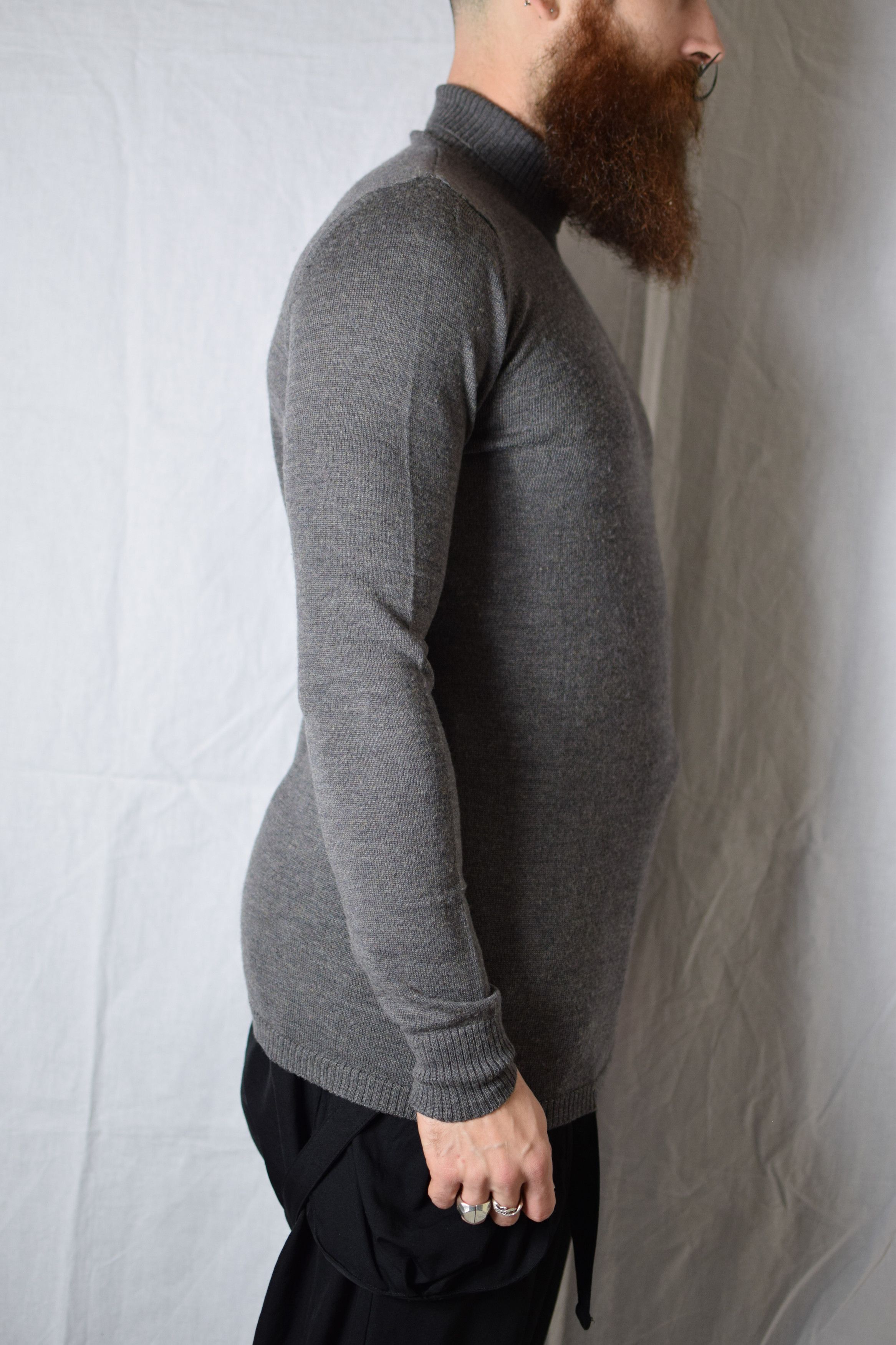 Rick Owens Rick Owens AW11 Limo Turtleneck - RU2655-MEL Size US M / EU 48-50 / 2 - 6 Thumbnail