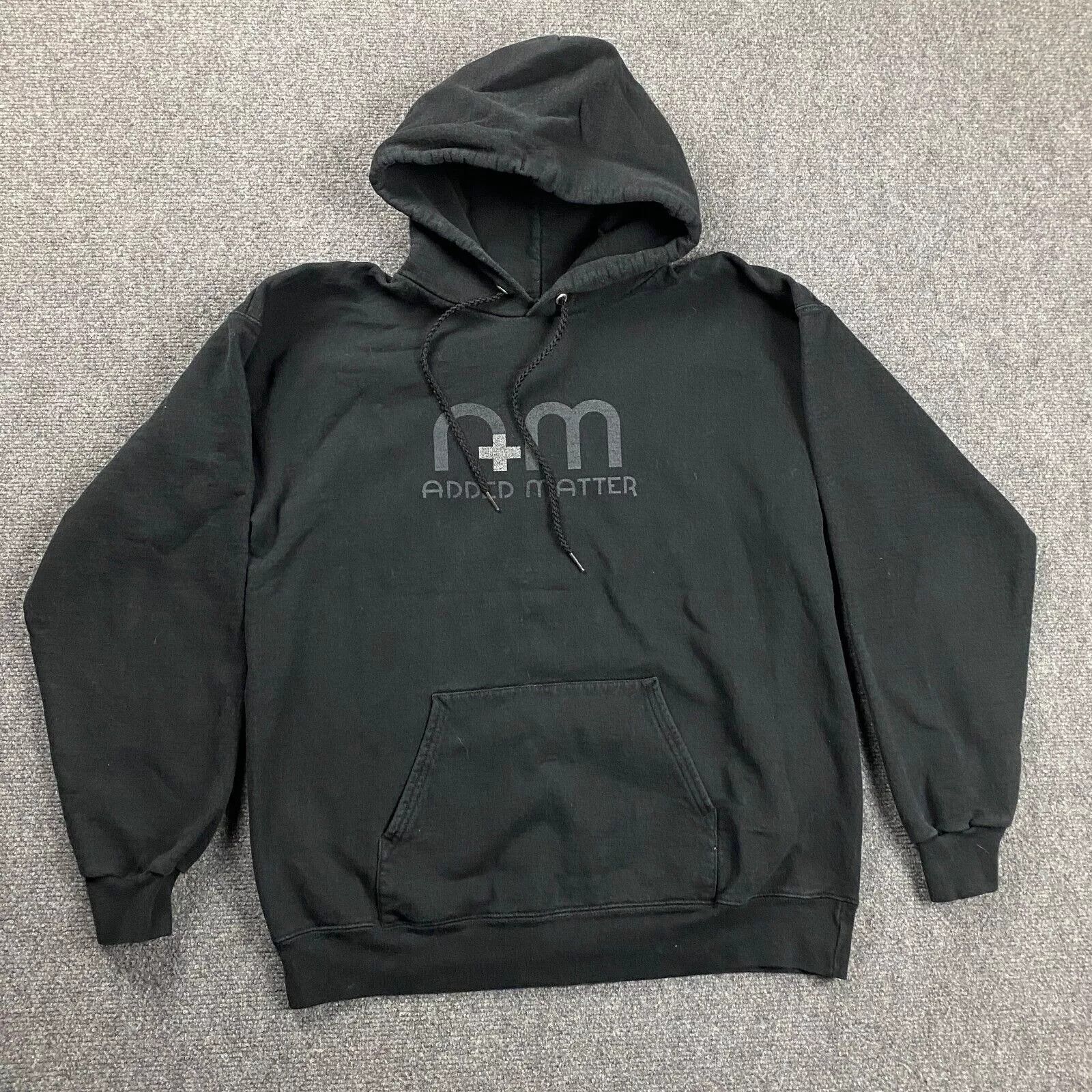 Hanes × Vintage Vintage Hanes Hoodie Medium Pullover Added Matter Mens Size US M / EU 48-50 / 2 - 1 Thumbnail