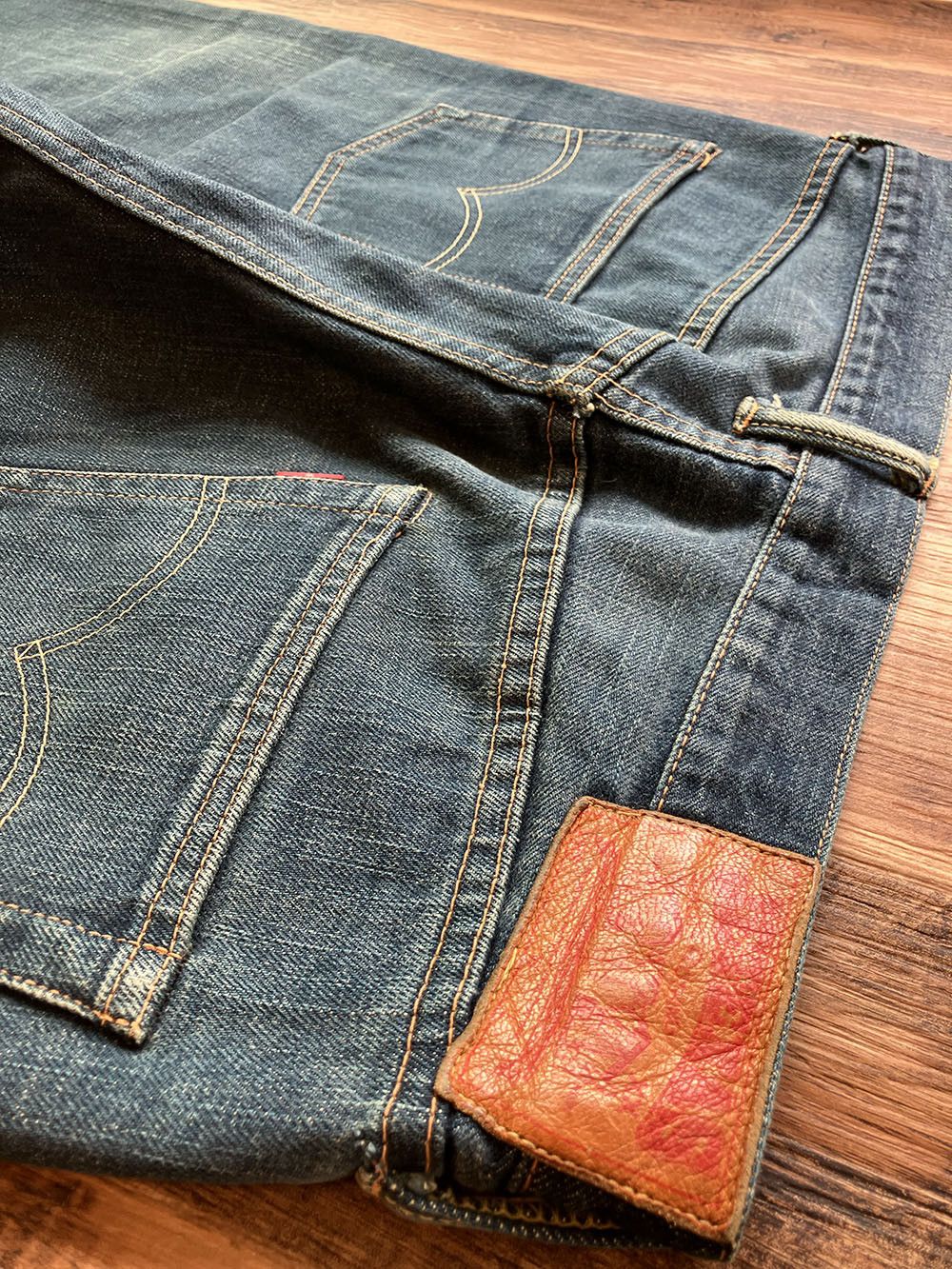 Japanese Brand JETT RINK JTX-1Z W33 x L34 Japanese Selvedge Jeans Size US 33 - 14 Thumbnail