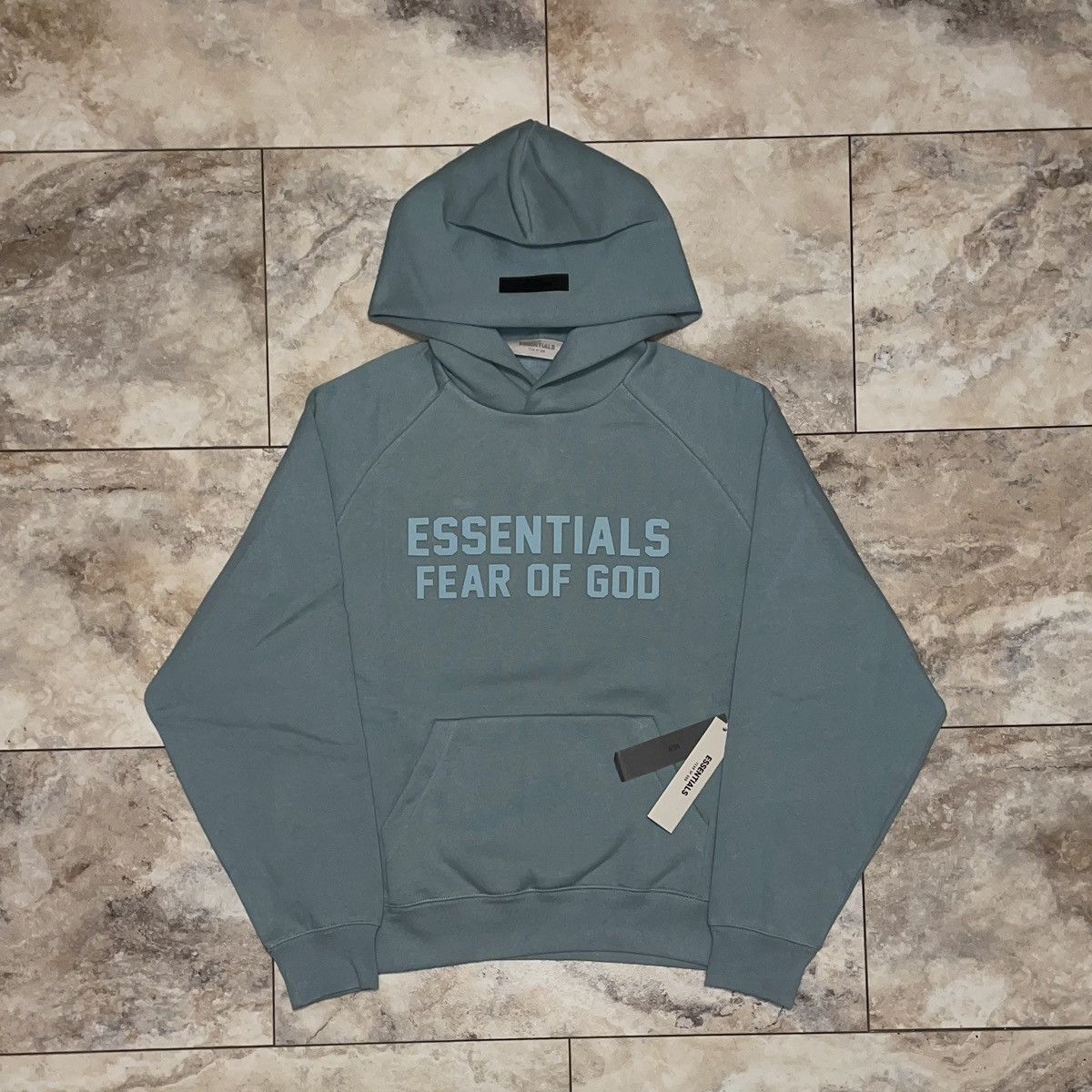 Fear Of God Essentials Knit Pullover Hoodie Ss21 Buttercream Fear 