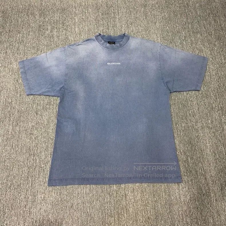 Balenciaga Balenciaga Blue Gradient Short Sleeve. Size US S / EU 44-46 / 1 - 1 Thumbnail