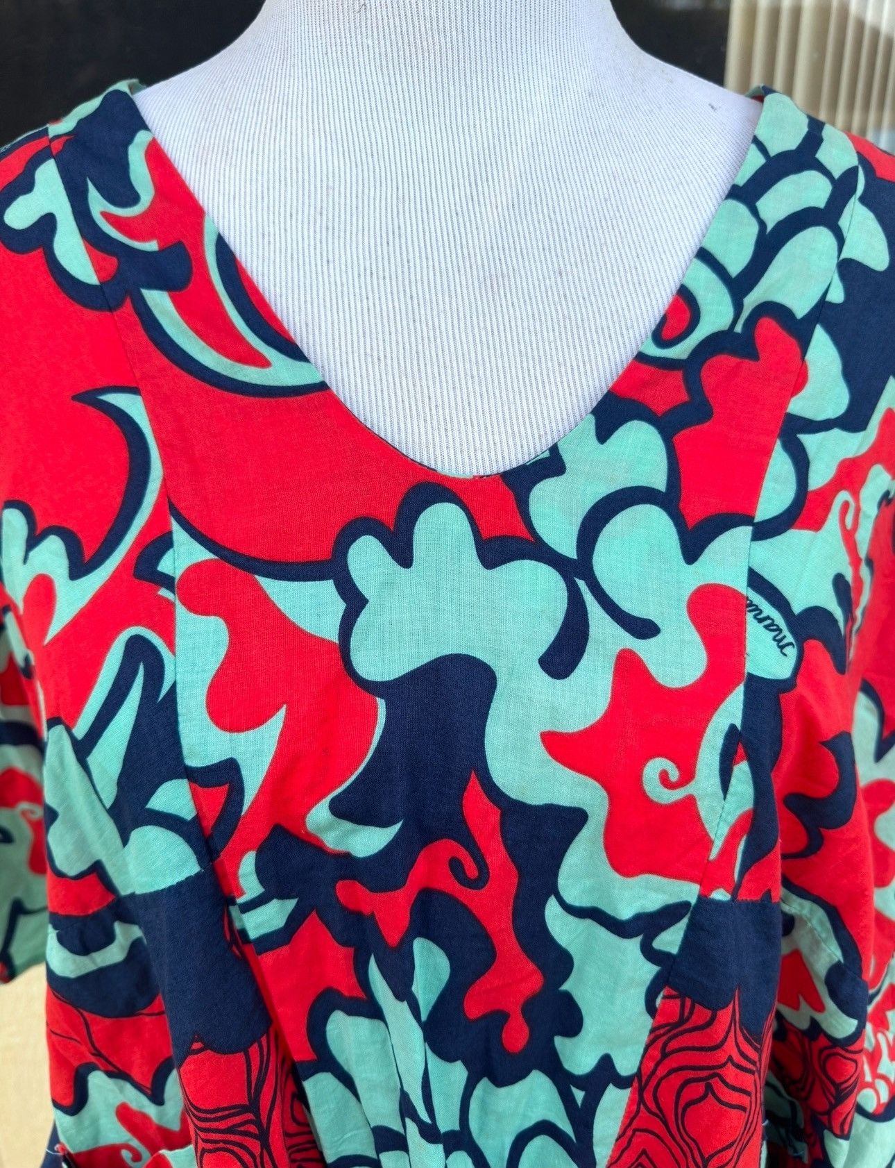 Other Manuhealii Blouse Hawaiian Print Multicolored Women's XS-S Size S / US 4 / IT 40 - 3 Thumbnail