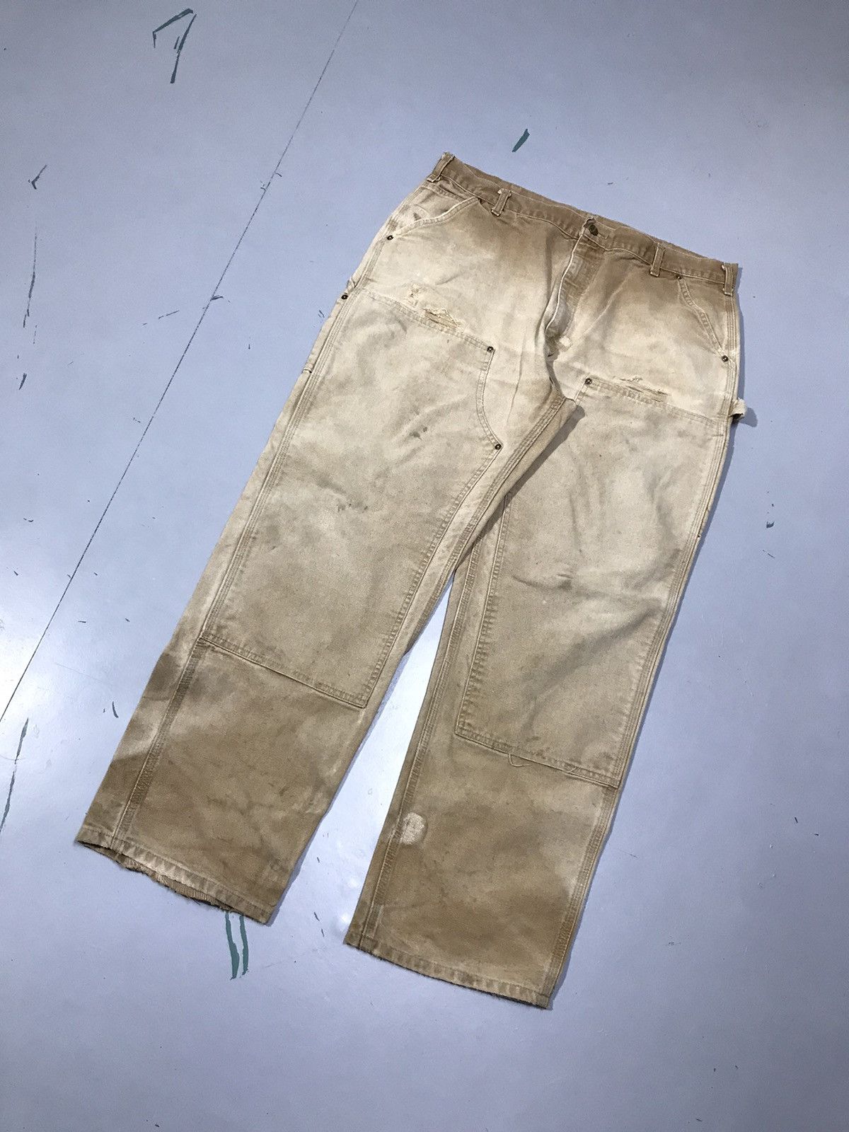 Carhartt Vintage Carhartt B01 BRN double knee workwear Size US 38 / EU 54 - 3 Thumbnail