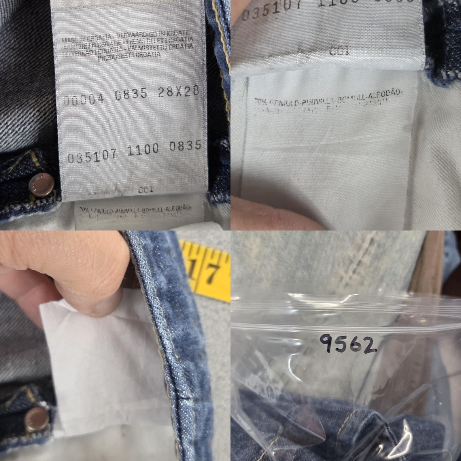 Levi's Levi'S Vintage Engineered Jeans Mens Blue Twisted Straight Leg 26x22 Size US 26 / EU 42 - 10 Thumbnail