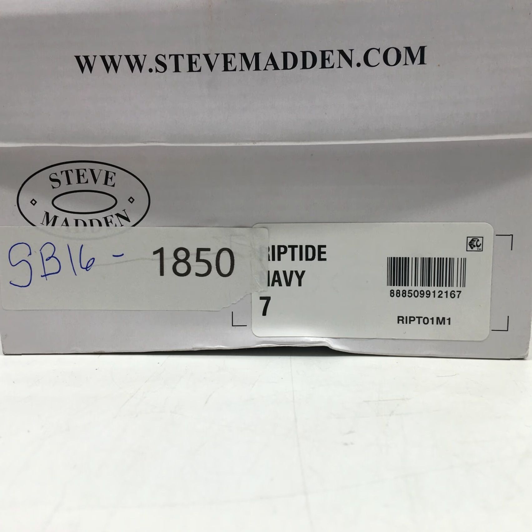 Steve Madden Steve Madden Riptide Sandals Slide Womens Navy Blue 7 Adjustable Slip-On Casual Flat Sandals Size US 7 / IT 37 - 7 Thumbnail