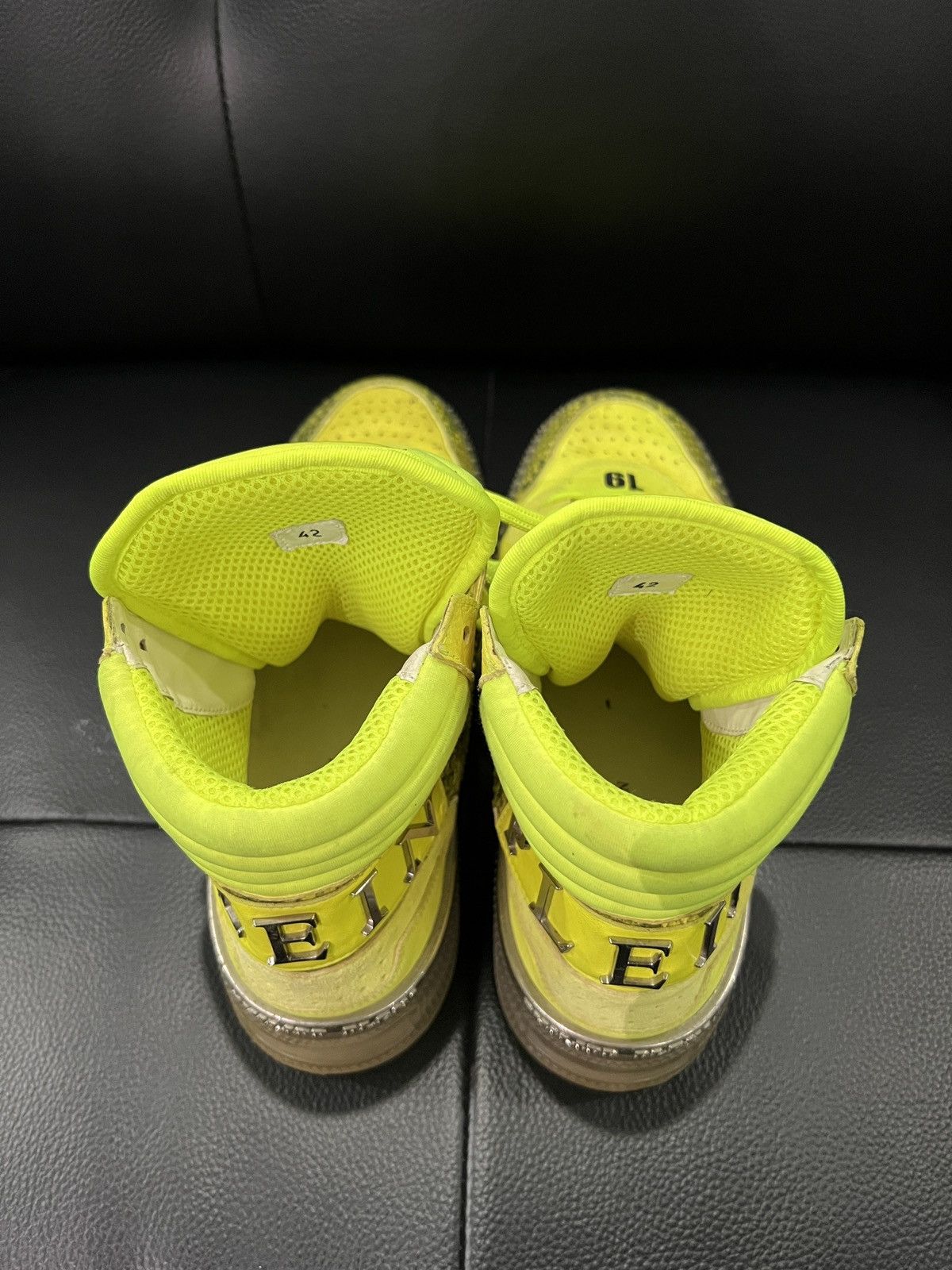 Philipp Plein Philipp Plein Snakeskin Effect “1978” Embroidered High-Top S Size US 9 / EU 42 - 10 Thumbnail