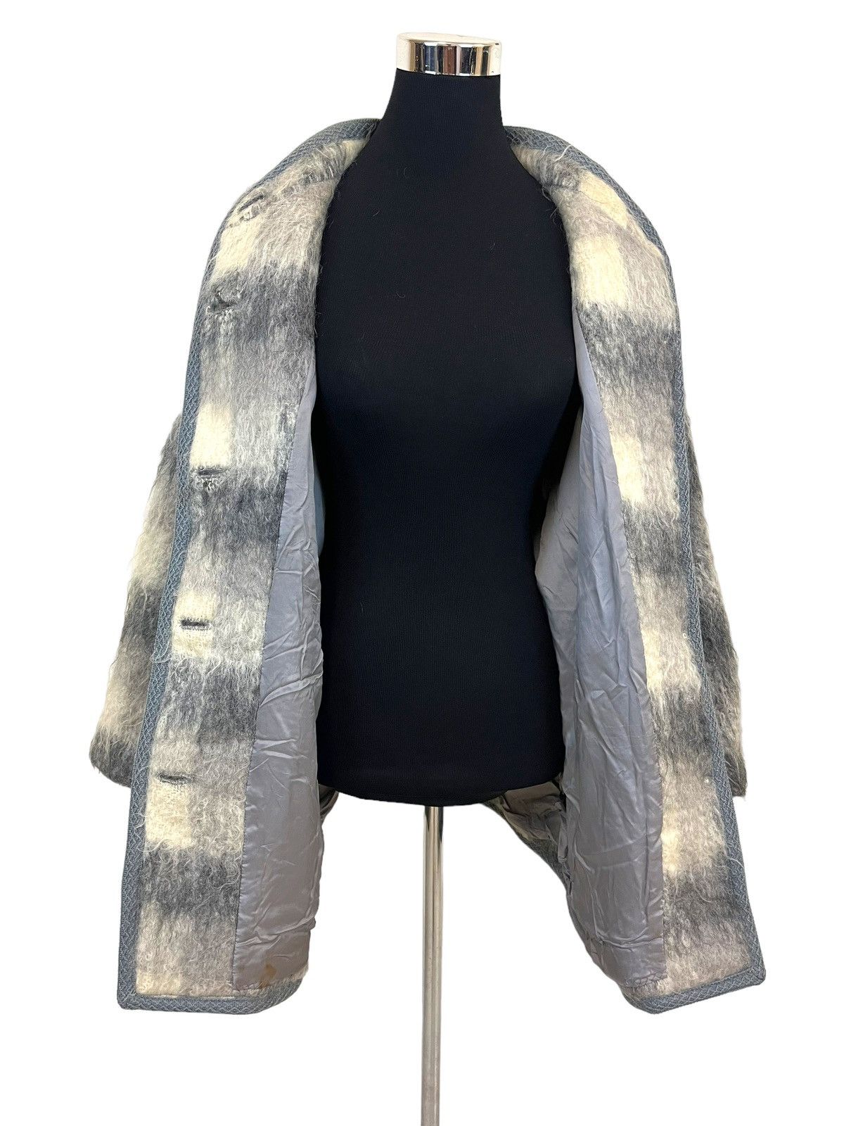 Syndicate Japanese Brand Mohair Jacket inspired By Kurt Cobain Size L / US 10 / IT 46 - 8 Thumbnail