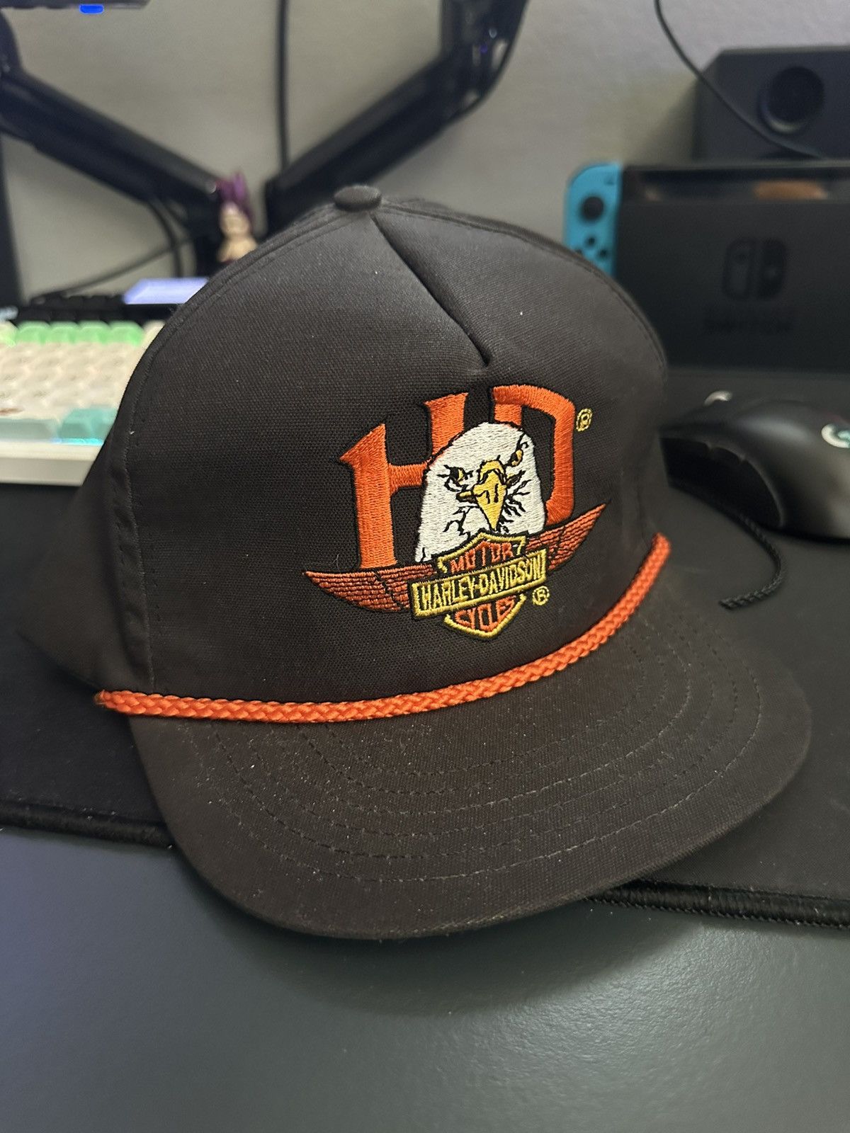 Harley Davidson × Vintage Vintage Harley Davidson 1980s SnapBack Size ONE SIZE - 1 Thumbnail