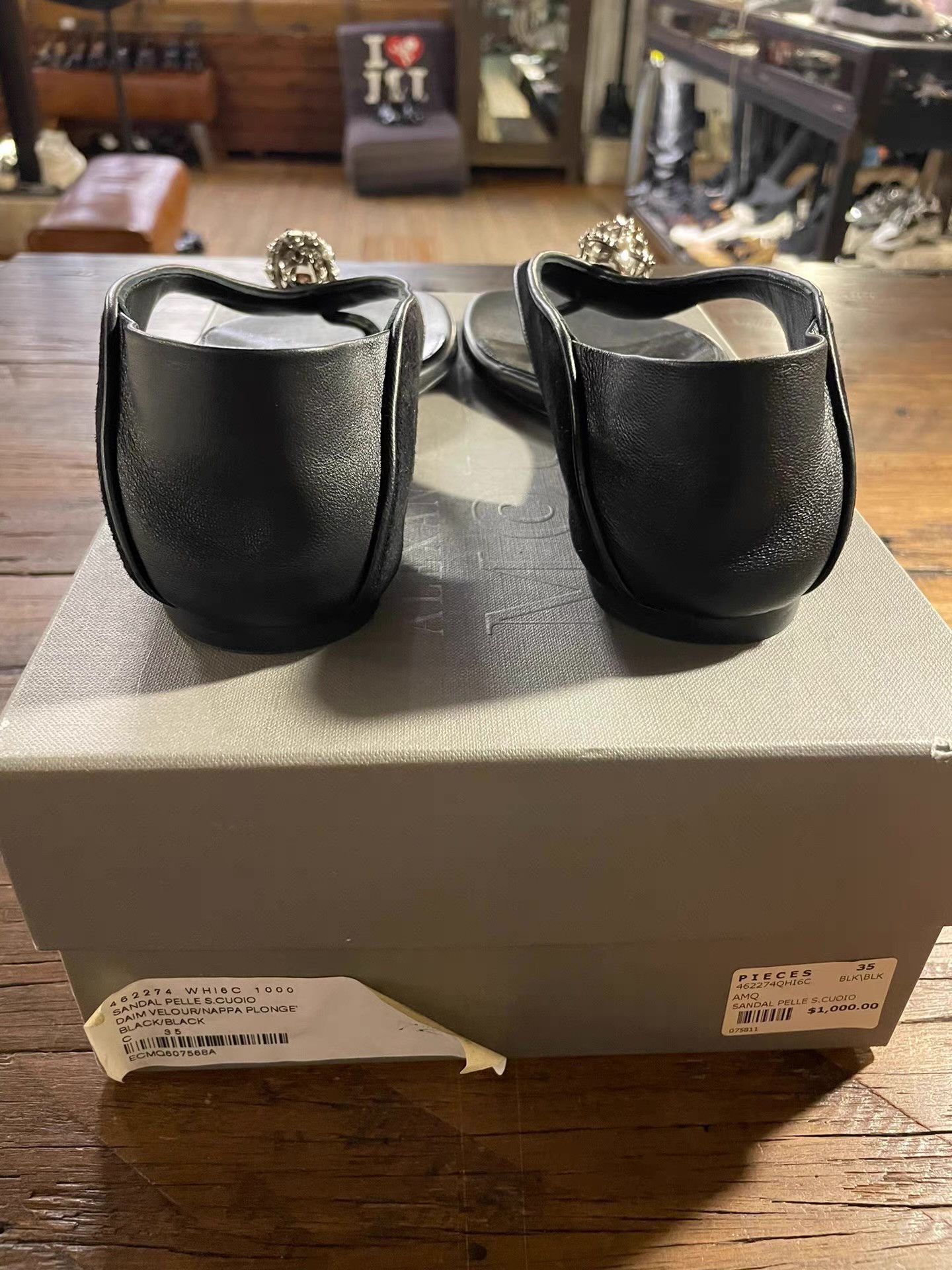 Alexander McQueen lexander McQueen 17SS Heel‑Slip‑On Design Ｑ25 Size US 7 / IT 37 - 6 Thumbnail