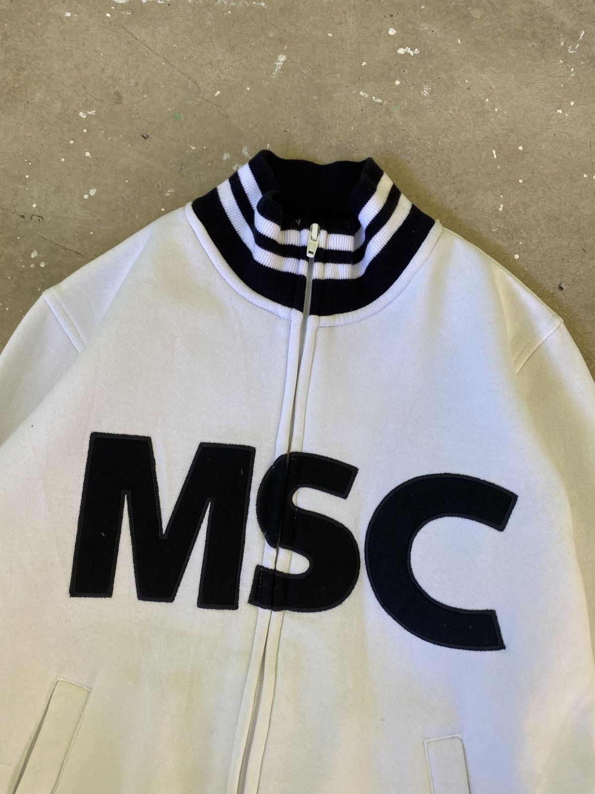 Vintage Vintage MSC Italia Logo Track Jacket Size US S / EU 44-46 / 1 - 2 Thumbnail
