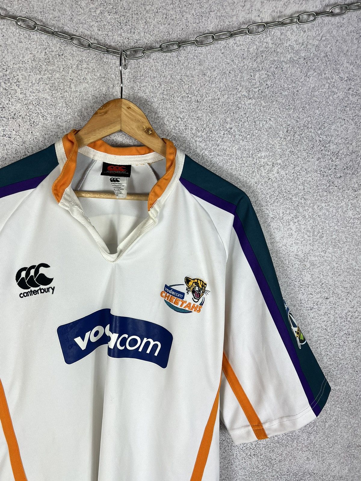 Rare!Vintage CHEETAHS Vodacom Canterbury Rugby Shirt Jersey