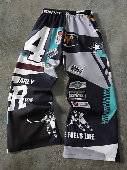 Japanese Brand × Vintage Loose DRIP street Y2K Pants Size US 32 / EU 48 - 2 Thumbnail