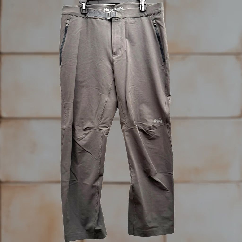 Vintage REI Mens Pants 36x30 Regular Gray Activator Soft Shell Hiking Belted Chino Outdoor Size US 36 / EU 52 - 1 Thumbnail