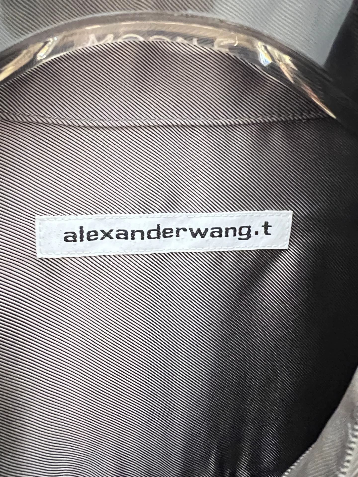 Alexander McQueen Alexander Wang mint silver-gray silk-satin shirt XS Size US XS / EU 42 / 0 - 3 Thumbnail