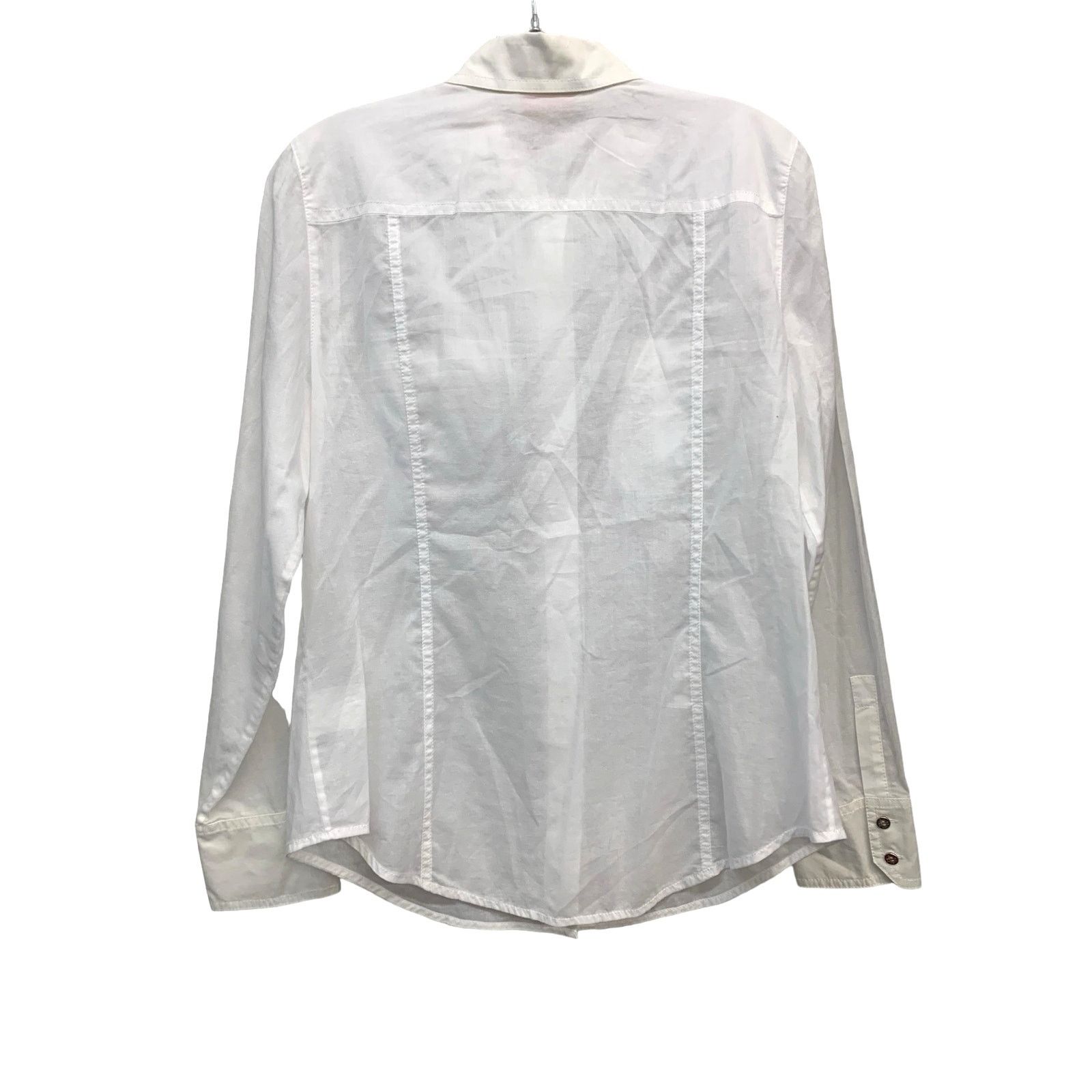 Tory Burch NWT Tory Burch White Button Up Shirt Brigette Shirt sz 10 Size L / US 10 / IT 46 - 12 Thumbnail