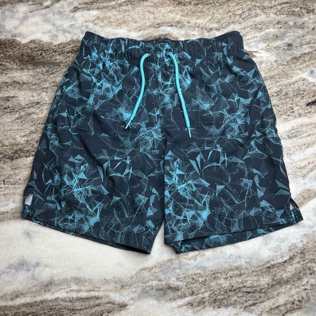 George George, Geometric Novelty Print 6" Swim Trunks with Stretch, Size US 32 / EU 48 - 2 Thumbnail