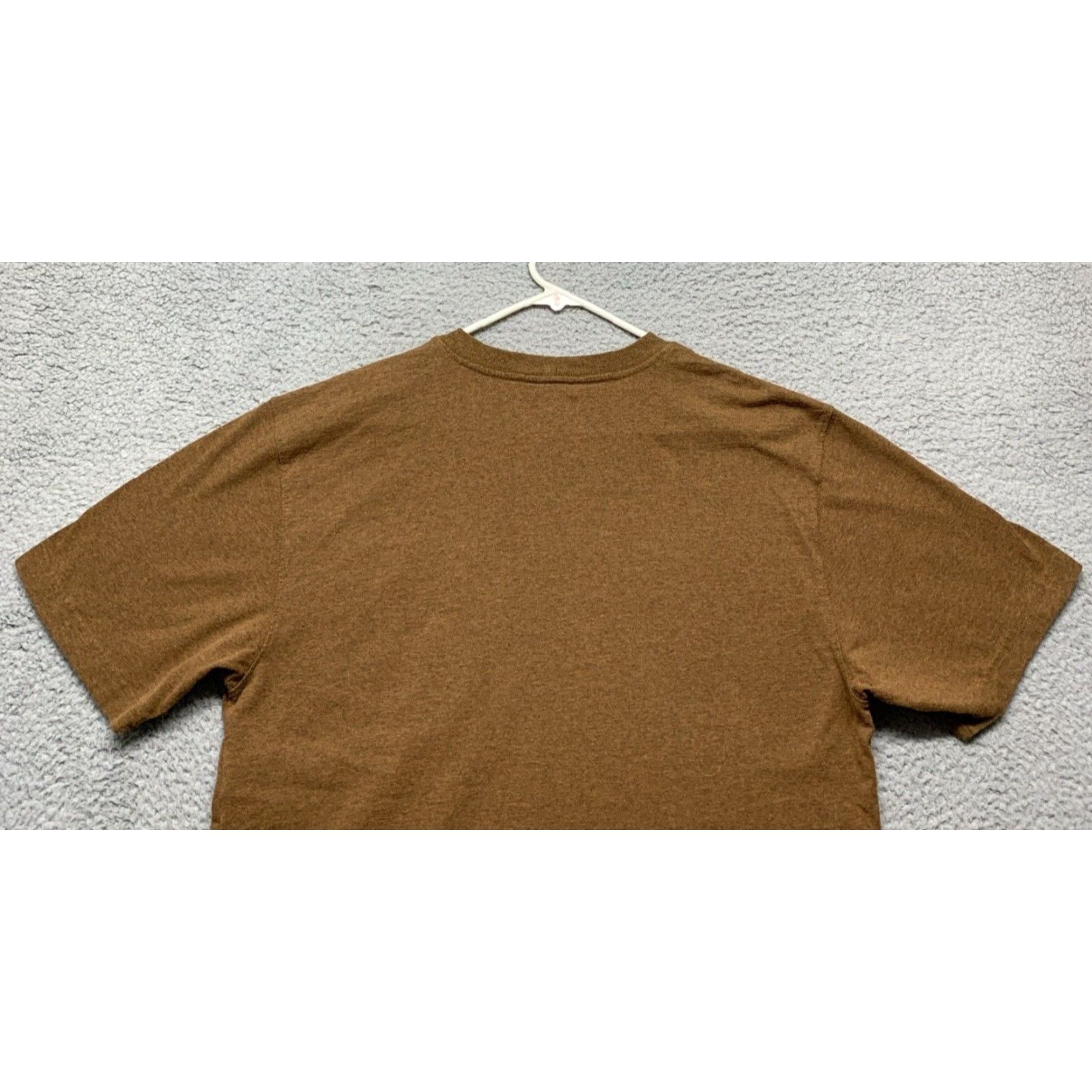 Carhartt Carhartt Original Fit T-Shirt Men's Medium Short Sleeve Brown Single Pocket LOGO Size US M / EU 48-50 / 2 - 5 Thumbnail