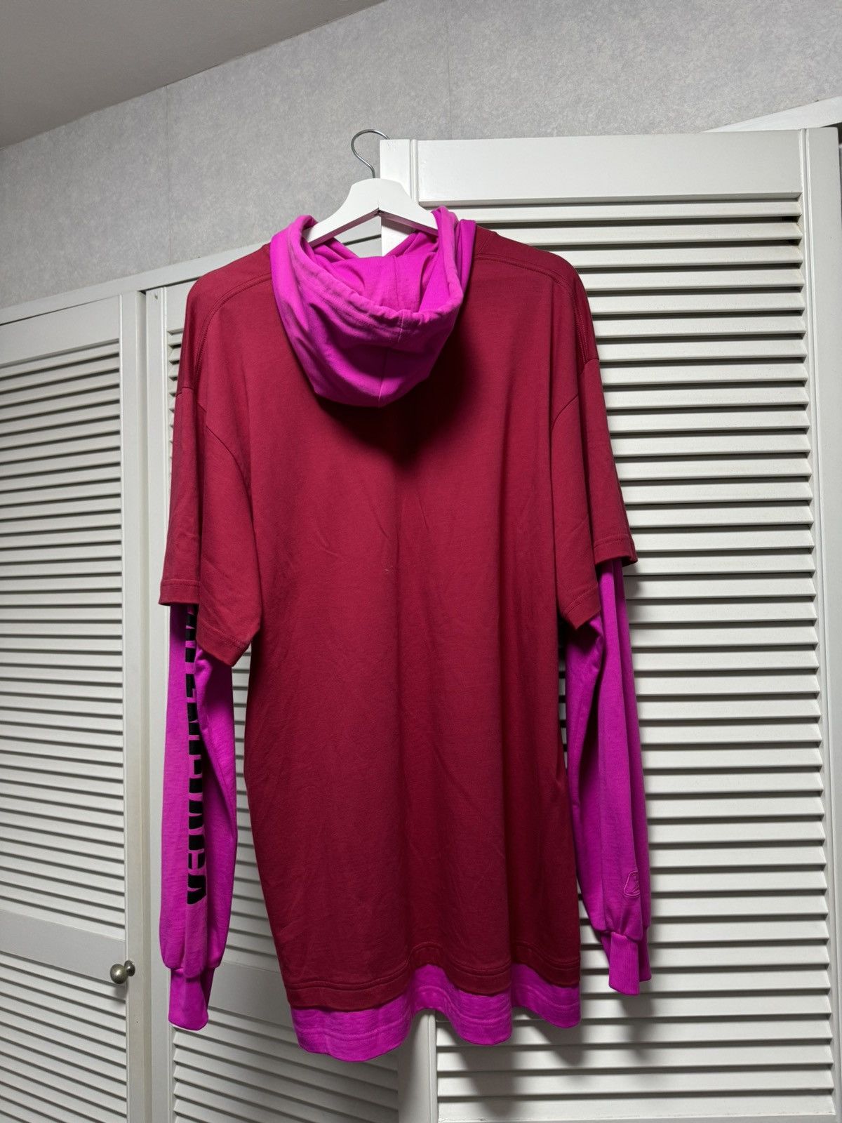 Balenciaga Layered Your Logo Here T-shirt Hoodie Size US S / EU 44-46 / 1 - 2 Thumbnail