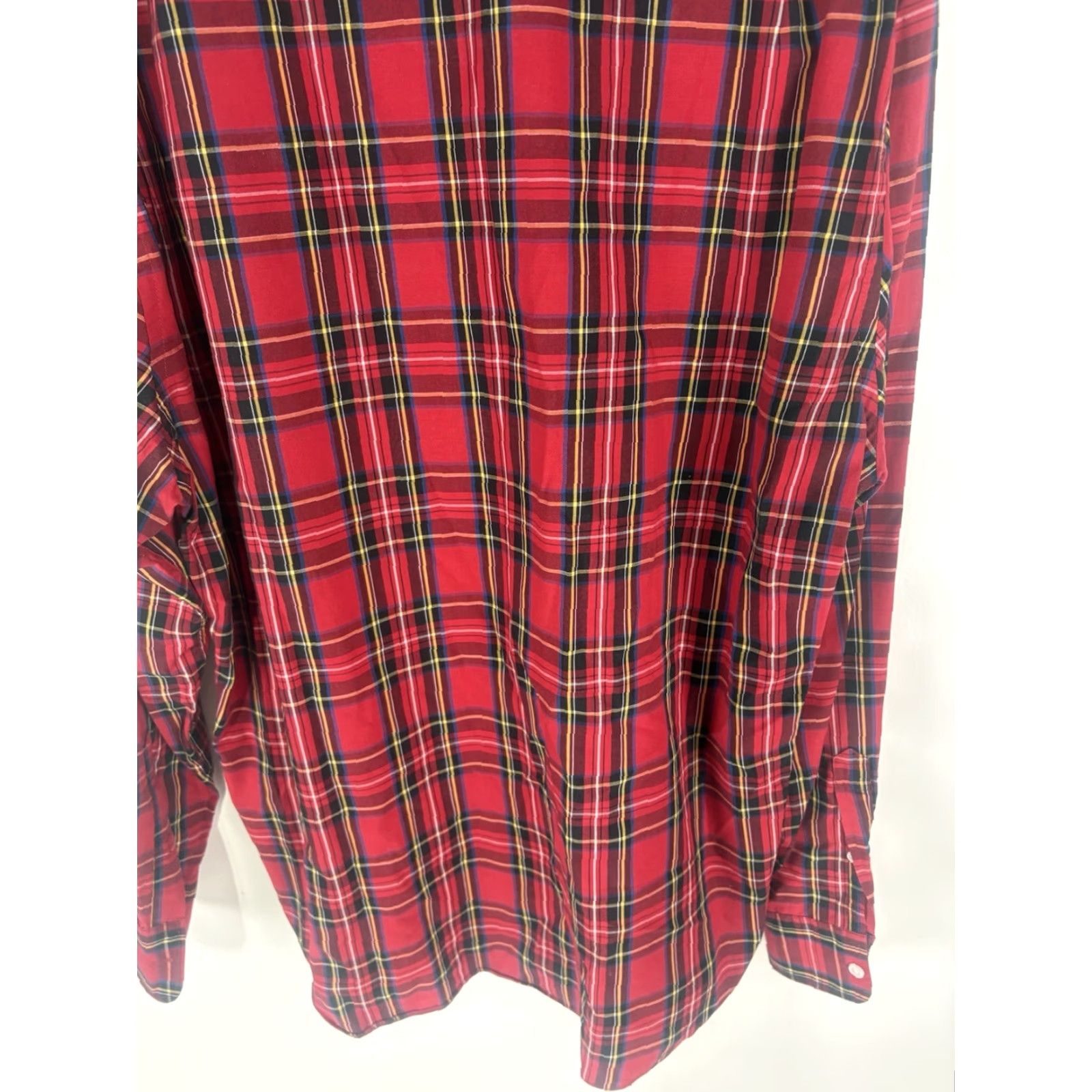 J.Crew J.CREW Button-Up Shirt Men XL Plaid Multi Color One Pocket Button-Down Crew Flex Washed Cotton Spandex Size US XL / EU 56 / 4 - 6 Thumbnail