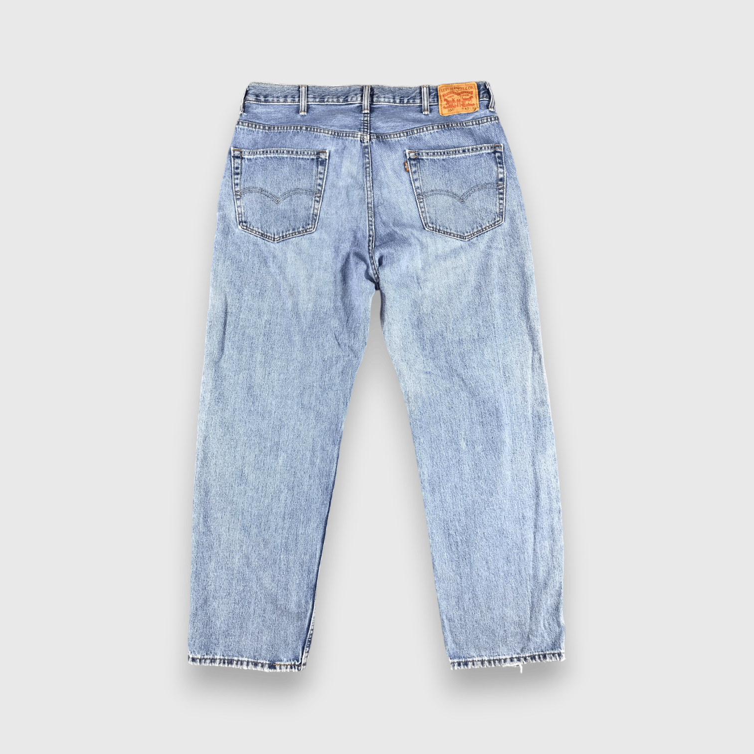 Levi's Vintage Blue Wash Levis 550 Jeans-J1692 Size US 39 - 2 Thumbnail