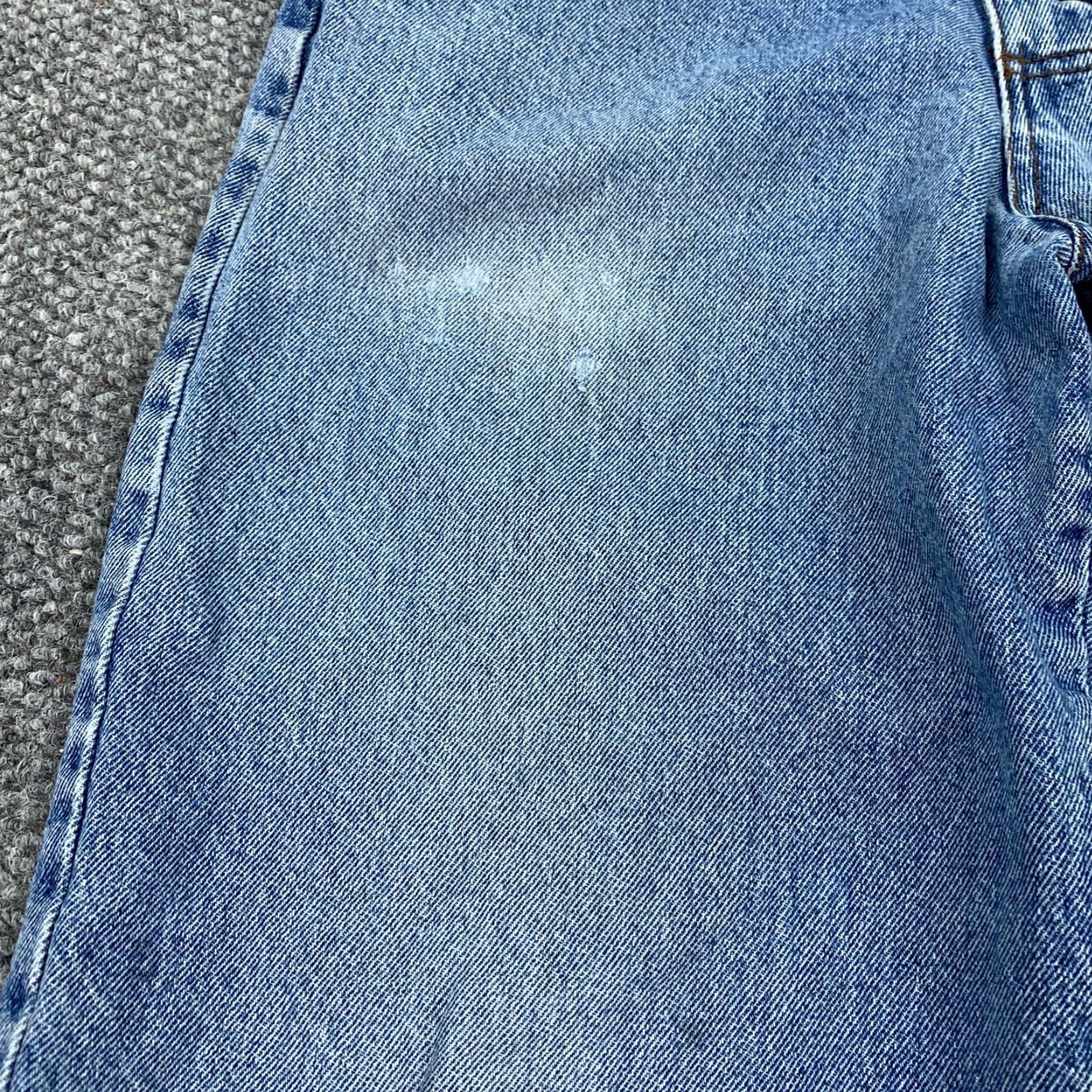 Vintage VINTAGE Boss Jeans Mens Size 32x27 Straight Fit Denim 90s Grunge Hip Hop Gothic Baggy Blue Size US 32 / EU 48 - 6 Thumbnail
