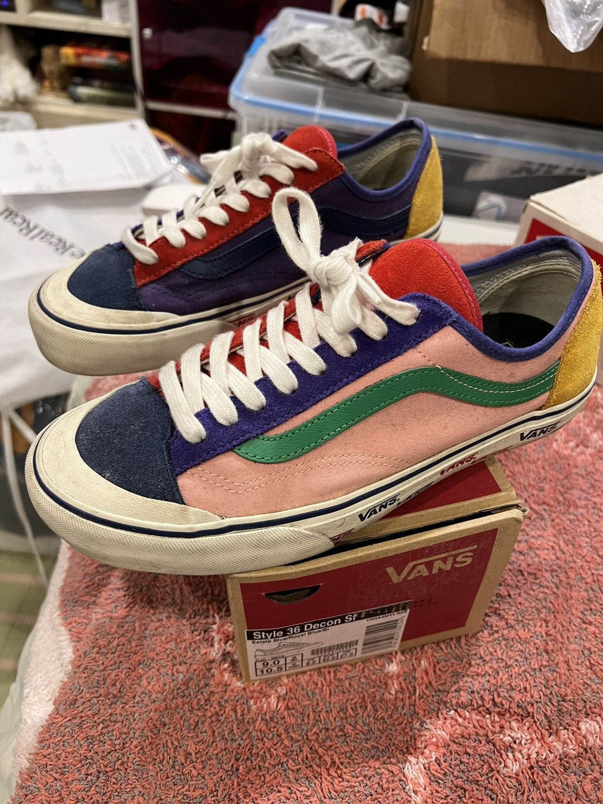 Vans Vans x Size? Style 36 Decon SF 'Patchwork' Size US 9 / EU 42 - 2 Thumbnail