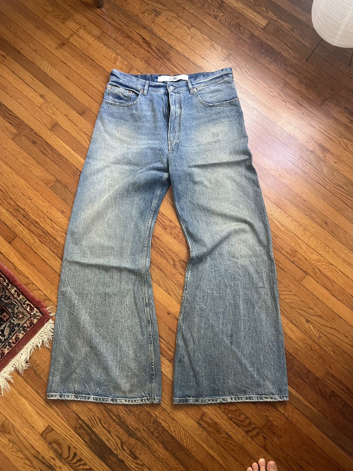 Maison Margiela Maison Margiela wide leg denim Size US 32 / EU 48 - 1 Thumbnail