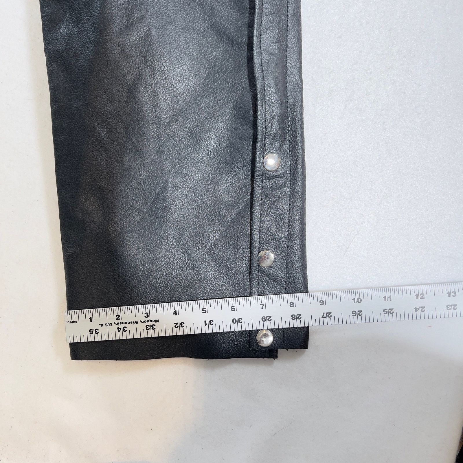 Other Hot Leathers Chaps XL Lined Button Cuffs Full Zip Legs Size US 38 / EU 54 - 10 Thumbnail
