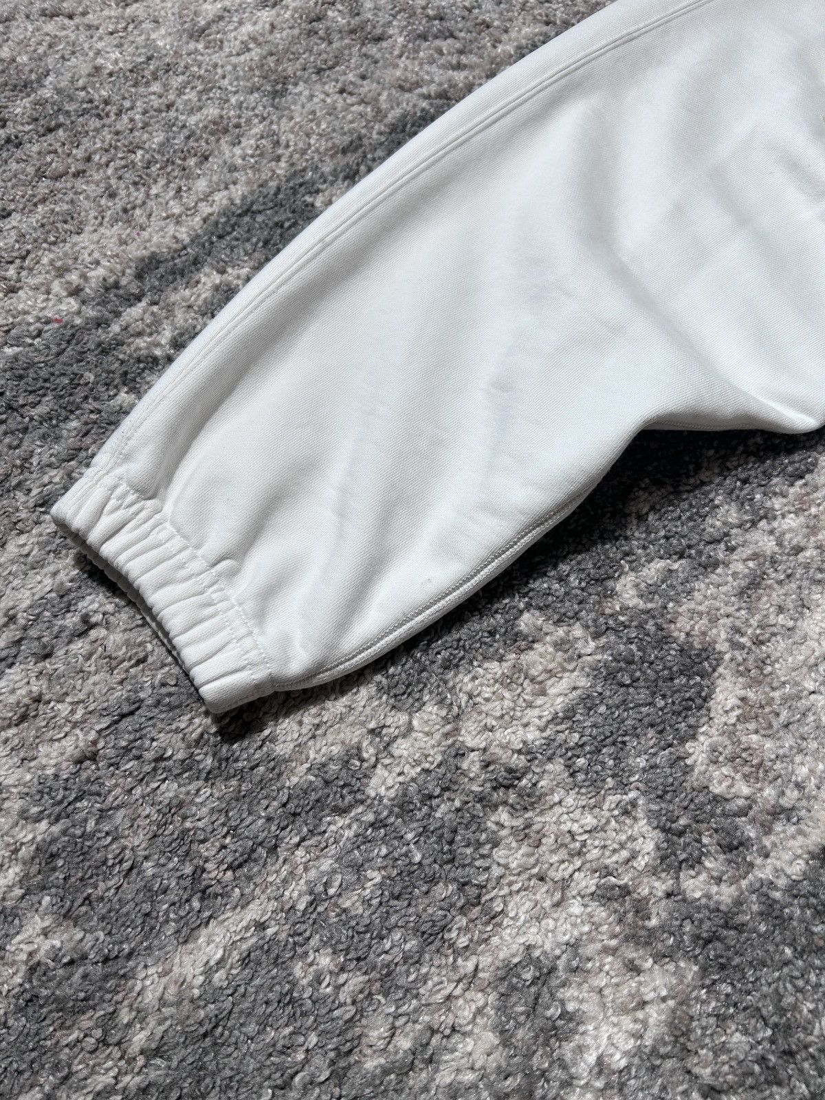 Nike × Vintage Vintage 90's Nike Heavy Cotton White Track Pants Big Logo Size US 32 / EU 48 - 10 Thumbnail