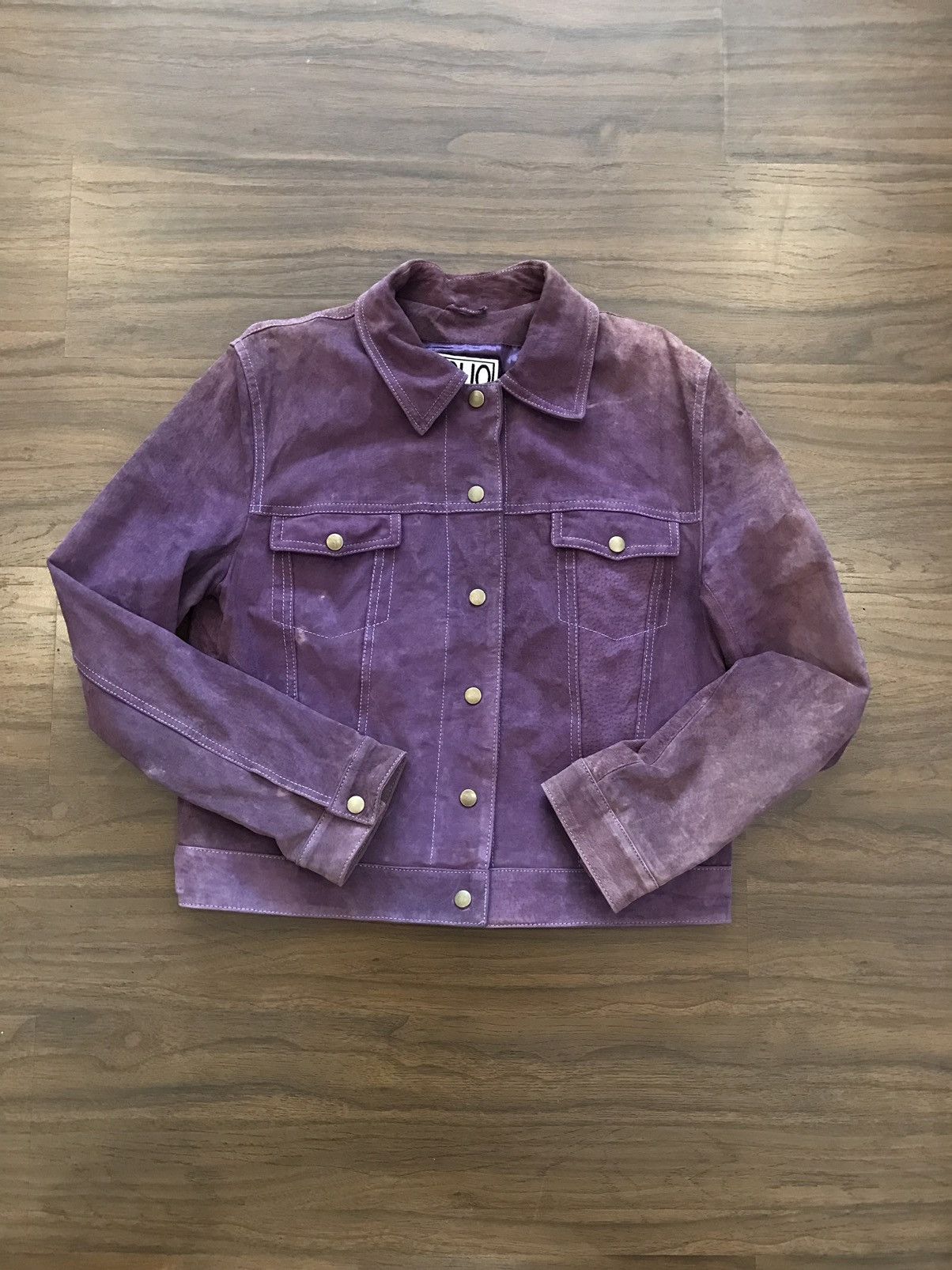 Japanese Brand × Vintage Vintage Suede Leather Jacket ( Clio ) Size M / US 6-8 / IT 42-44 - 6 Thumbnail