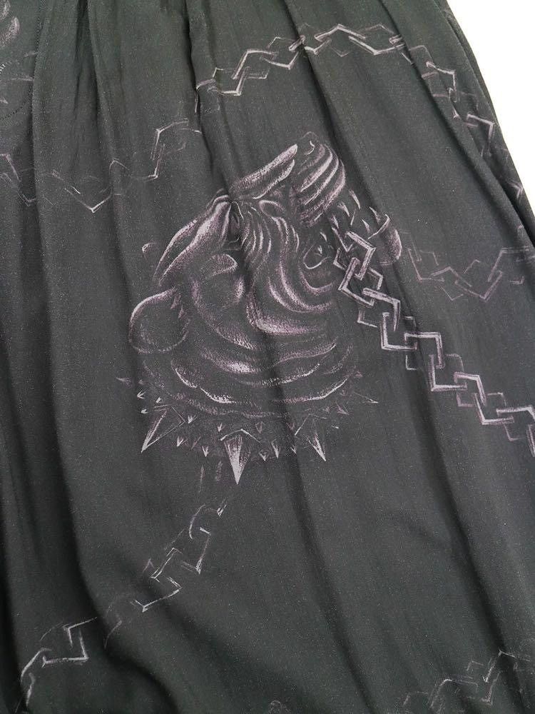 Yohji Yamamoto Yohji Yamamoto Black Scandal Celtic Chain Print Ballon Pants Size US 34 / EU 50 - 5 Thumbnail