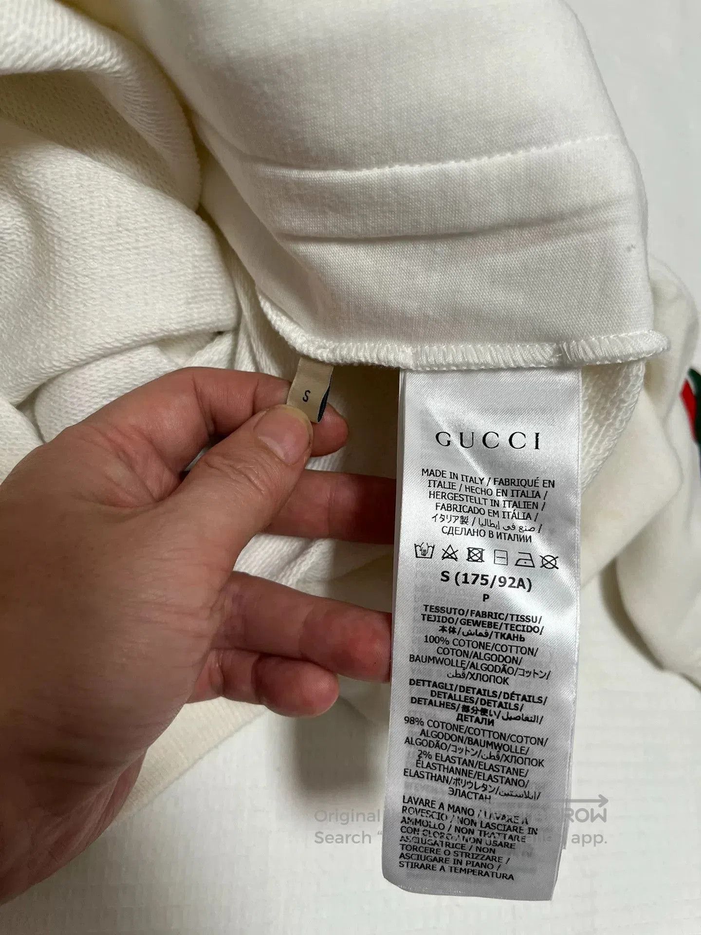 Gucci Gucci White Crewneck Sweatshirt S. Size US S / EU 44-46 / 1 - 7 Thumbnail