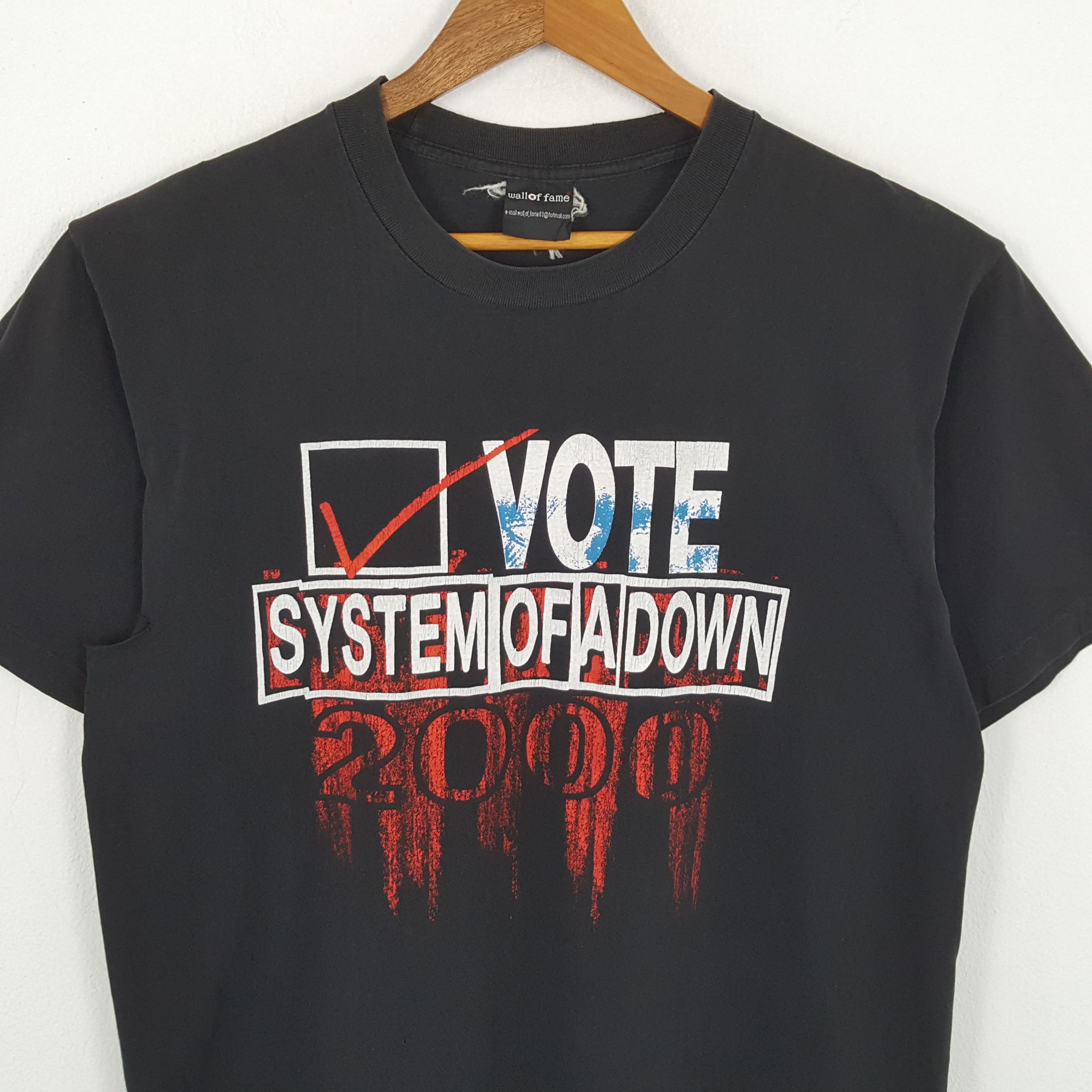Vintage SYSTEM OF A DOWN American Metal Rock Band T-Shirts