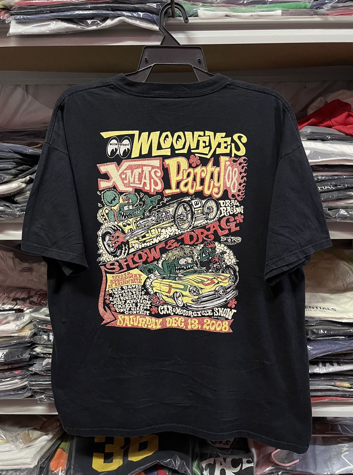 Vintage Vintage Y2K Mooneyes Xmas Party🔥🔥🔥 Size US XL / EU 56 / 4 - 5 Thumbnail