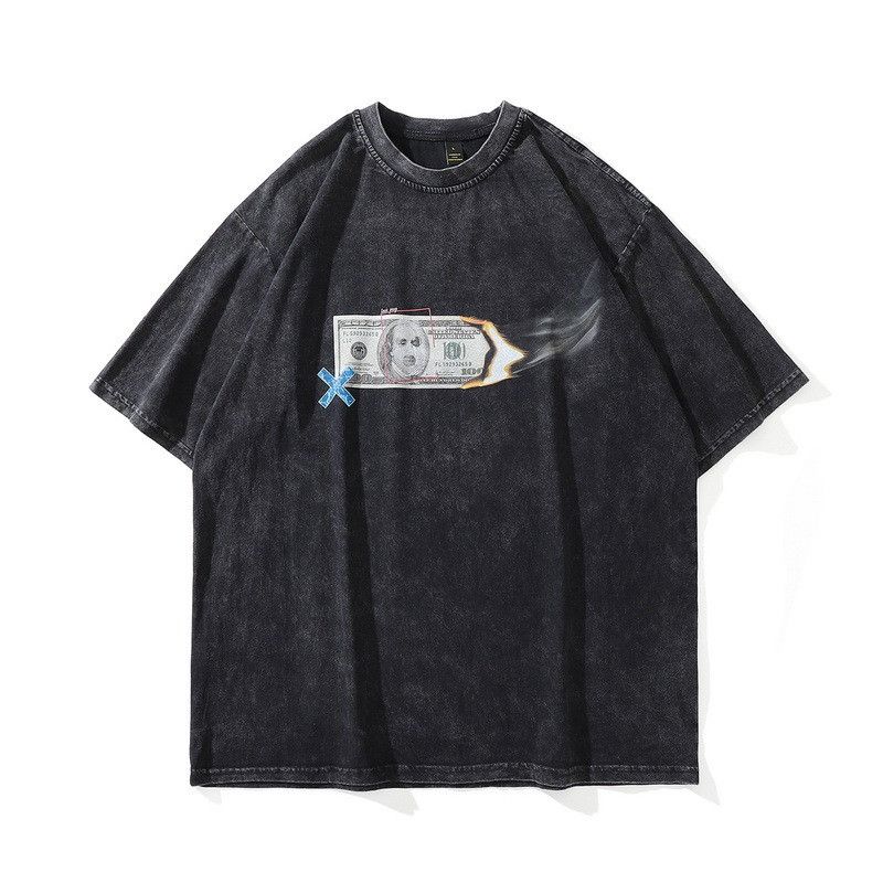 image of Tee Dollar Graphic T Shirt in Black, Men's (Size Large)