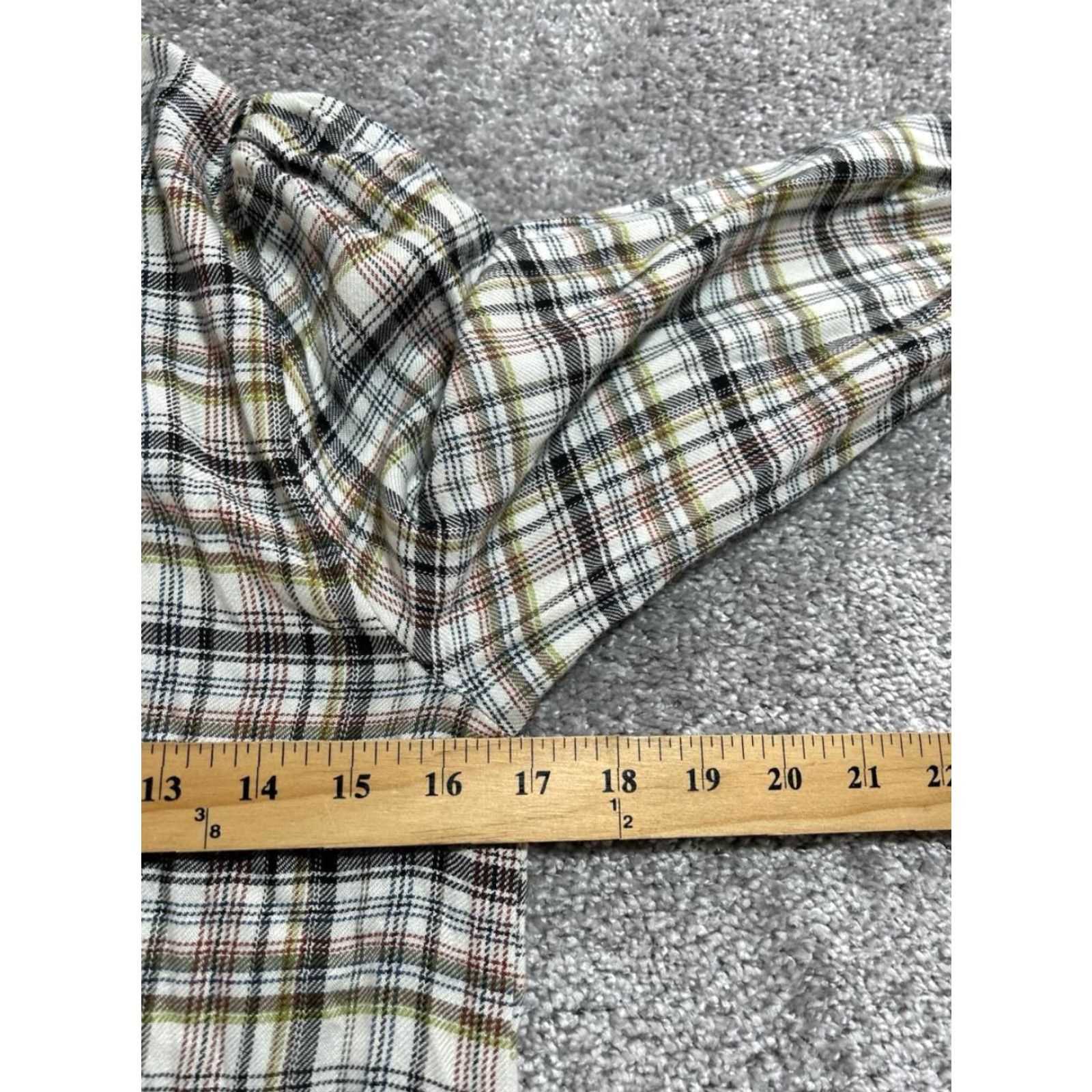 Loft Loft Shirt Dress Small Petite Multicolor Plaid Button Front New Womens Size S / US 4 / IT 40 - 7 Thumbnail