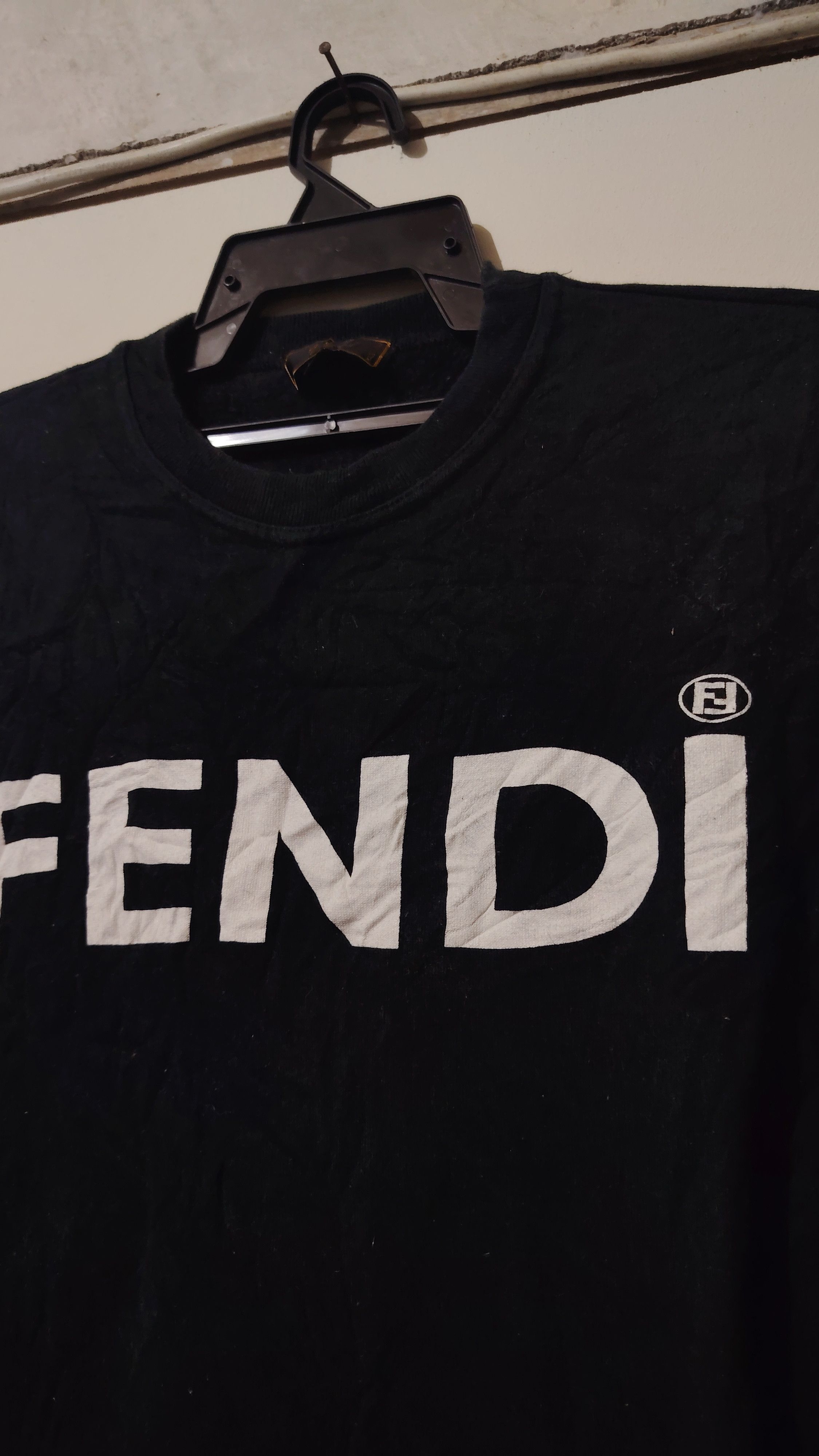 Fendi Fendi Logo Crew Neck Size US M / EU 48-50 / 2 - 2 Thumbnail