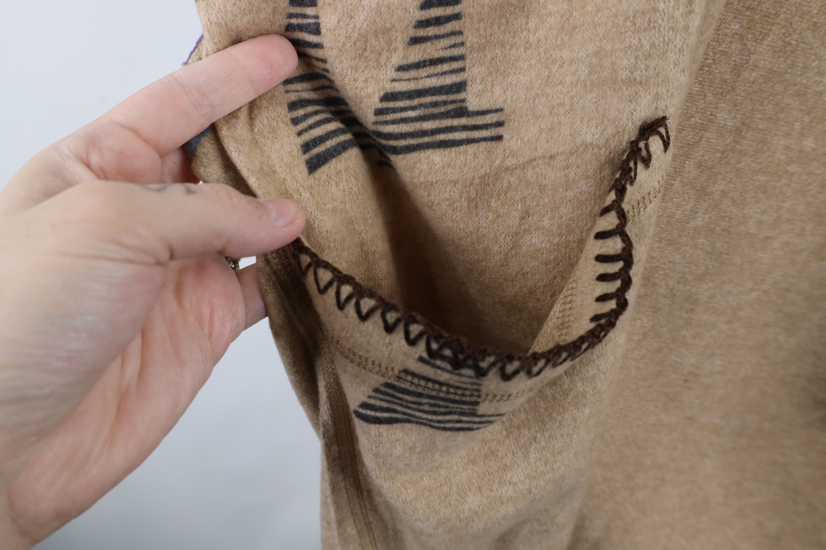 Vintage Vintage Inoah Lagenlook Knit Abstract Art Sweater USA Size ONE SIZE - 7 Thumbnail