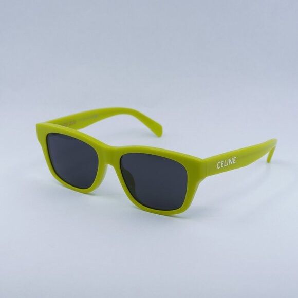 Celine Celine CL40249U 39A Sunglasses - Neon Yellow Frame Size ONE SIZE - 1 Thumbnail