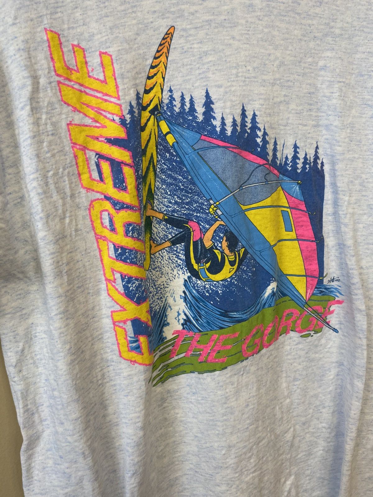 Vintage Cal Cru The Gorge T-Shirt Size US L / EU 52-54 / 3 - 4 Thumbnail