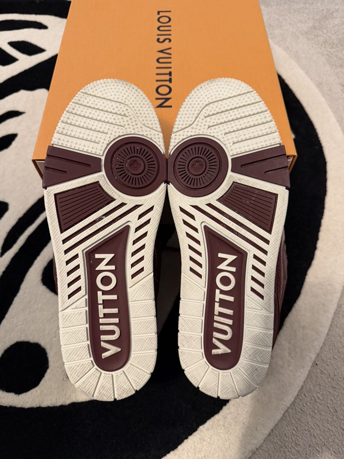 Louis Vuitton Louis Vuitton Skate Sneakers in Bordeaux Red Size US 7.5 / EU 40-41 - 11 Thumbnail