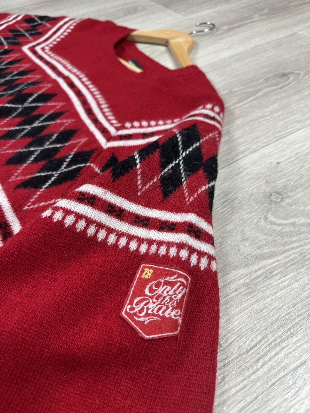 Diesel × Vintage Vintage DIESEL Wool Red Sweater Size US XXL / EU 58 / 5 - 7 Thumbnail