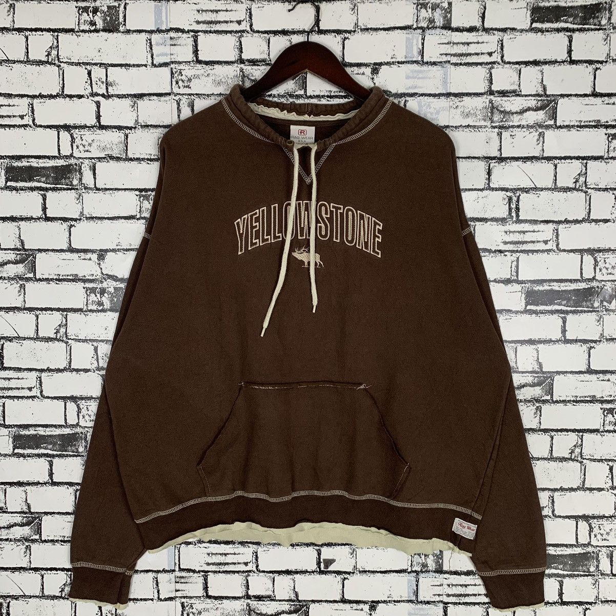image of American Rag x Vintage Vintagw Ragwear U.s.a Yellowstone Streetwear Sweatshirt in No Colour (Size 2