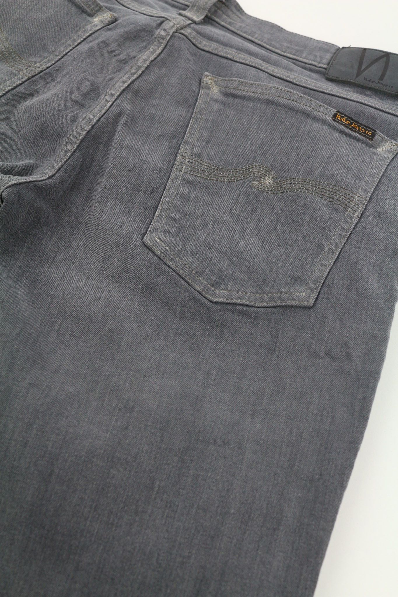 Nudie Jeans TIGHT LONG JOHN W34/L34 Organic Charcoal Logo Fit 80696 Size US 34 / EU 50 - 10 Thumbnail