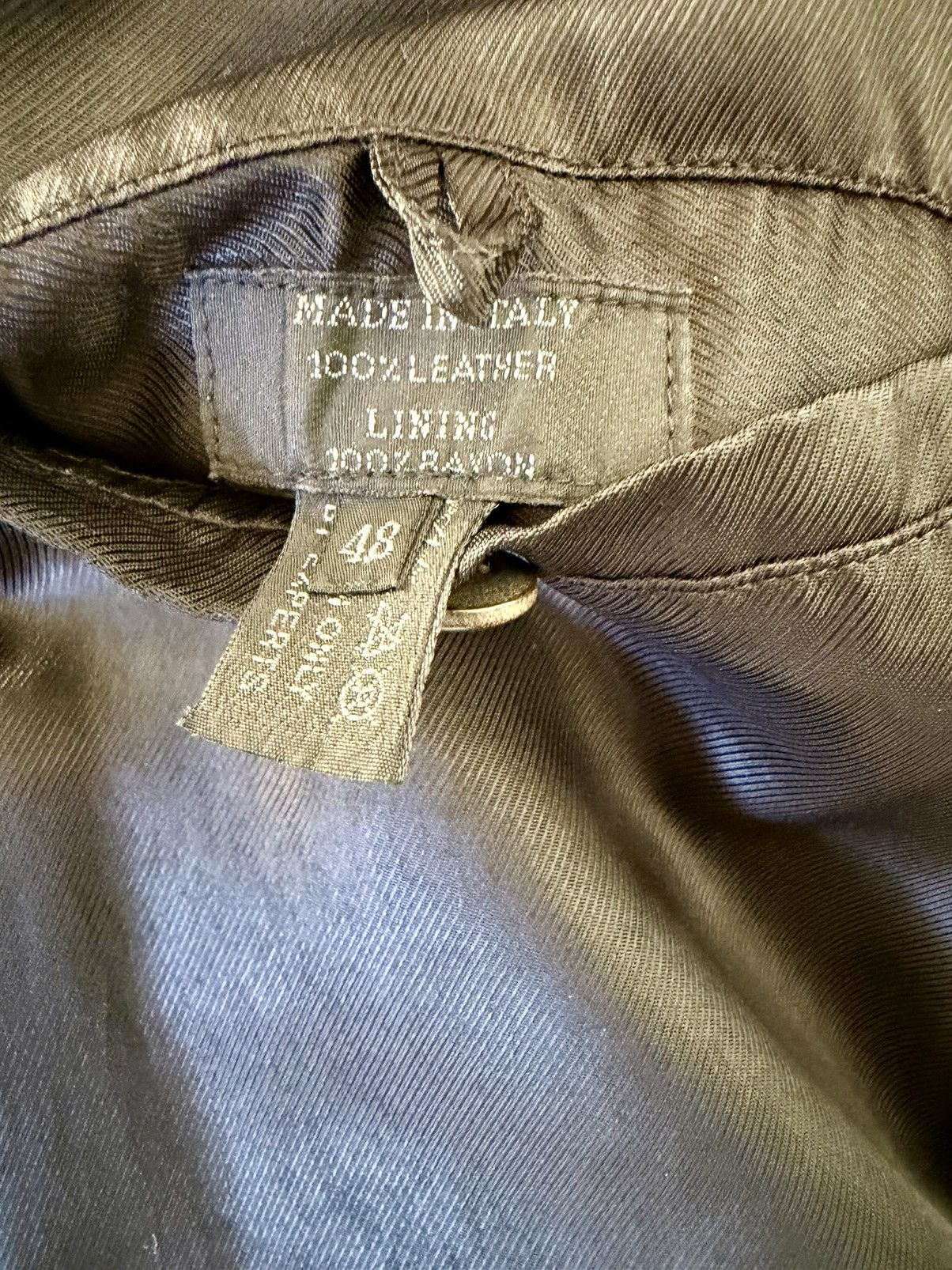 Prada Prada Leather Coat Size US M / EU 48-50 / 2 - 16 Thumbnail