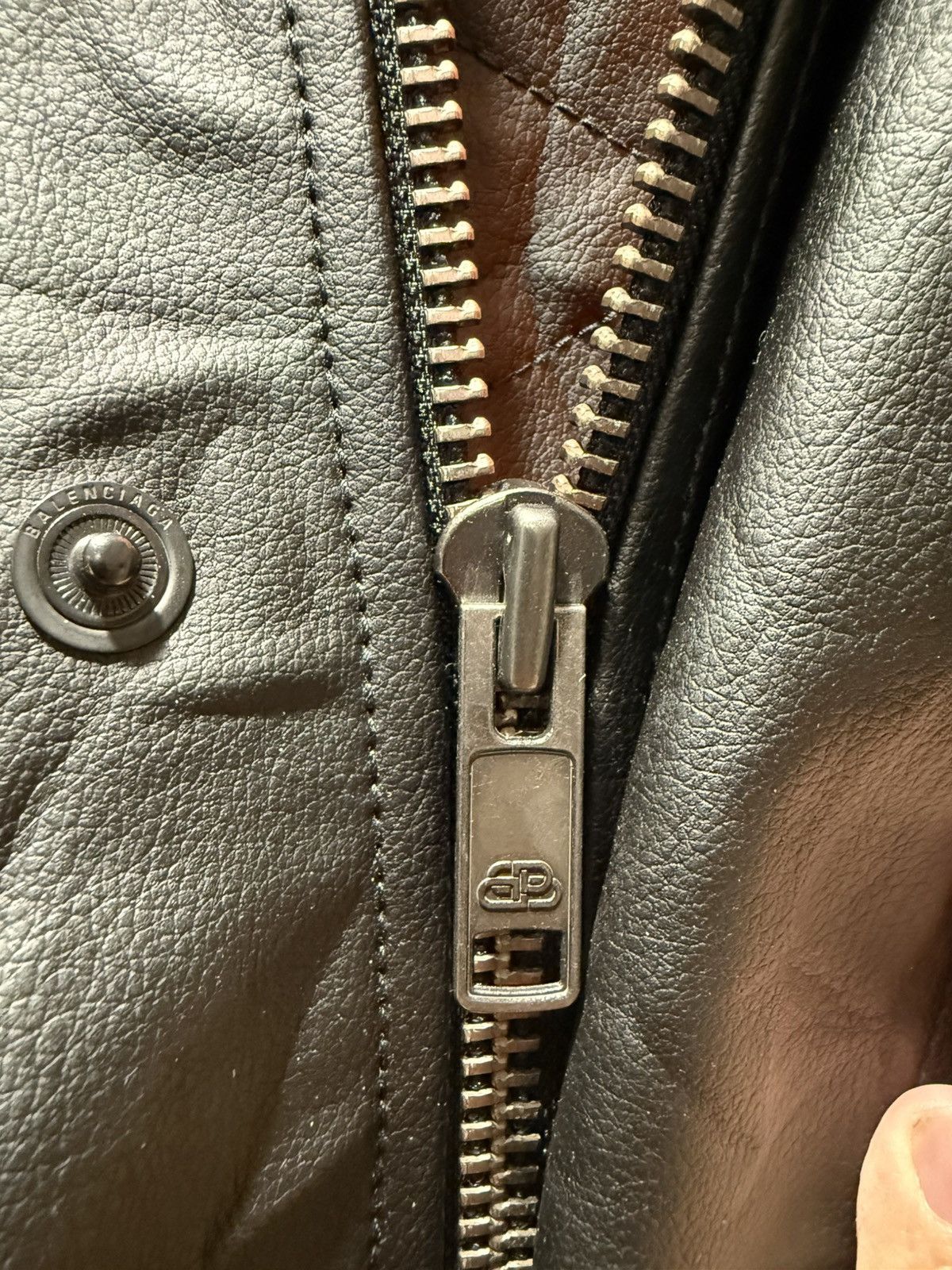 Balenciaga Balenciaga Oversized Grainy Cactus Leather Quilted Jacket Size US M / EU 48-50 / 2 - 4 Thumbnail