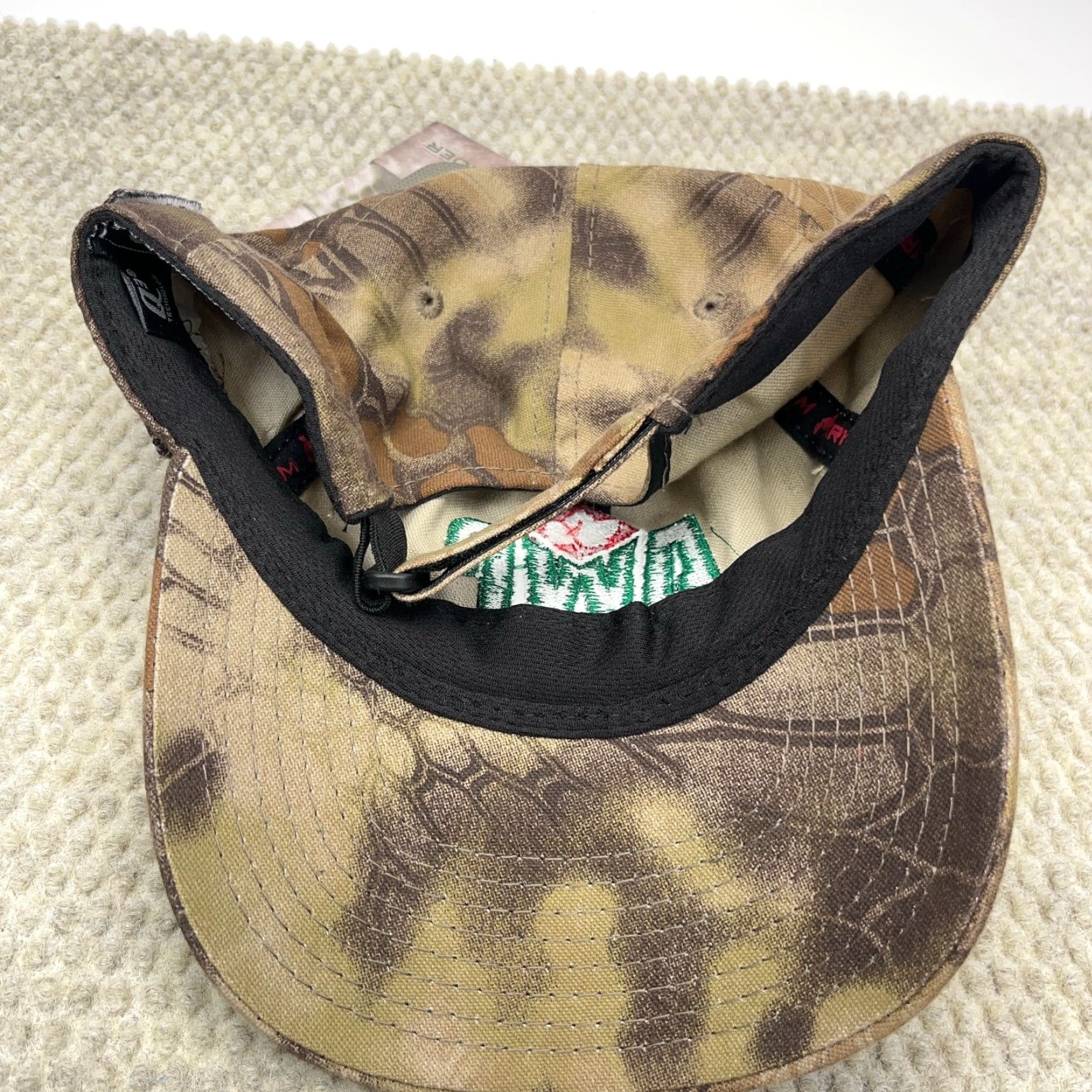Vintage Allegheny Wood Products Hat Cap Kriptek Camo Strap Back Dad Hunting AWP Size ONE SIZE - 6 Thumbnail